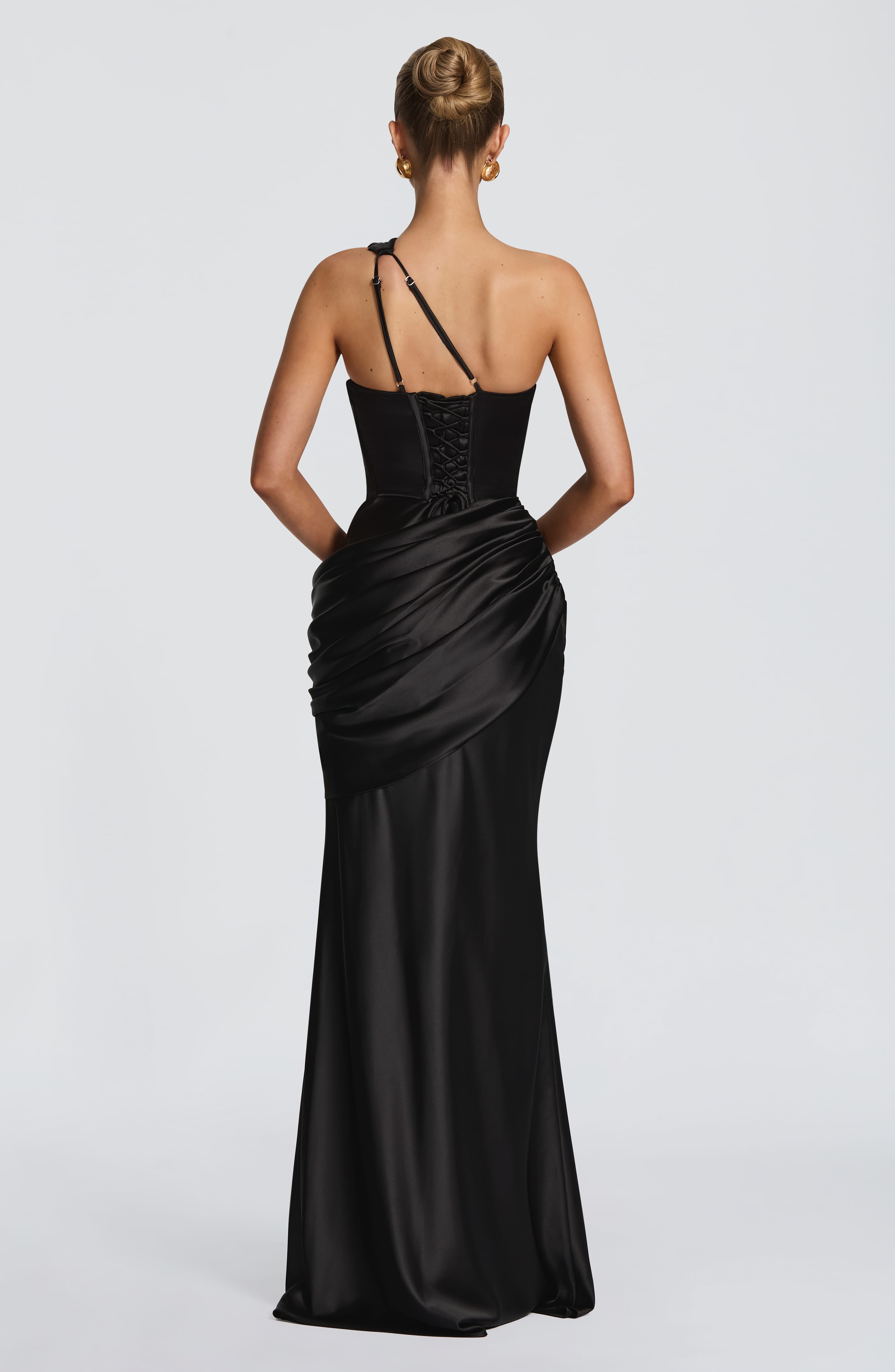 Emina Maxi Elbise – Siyah