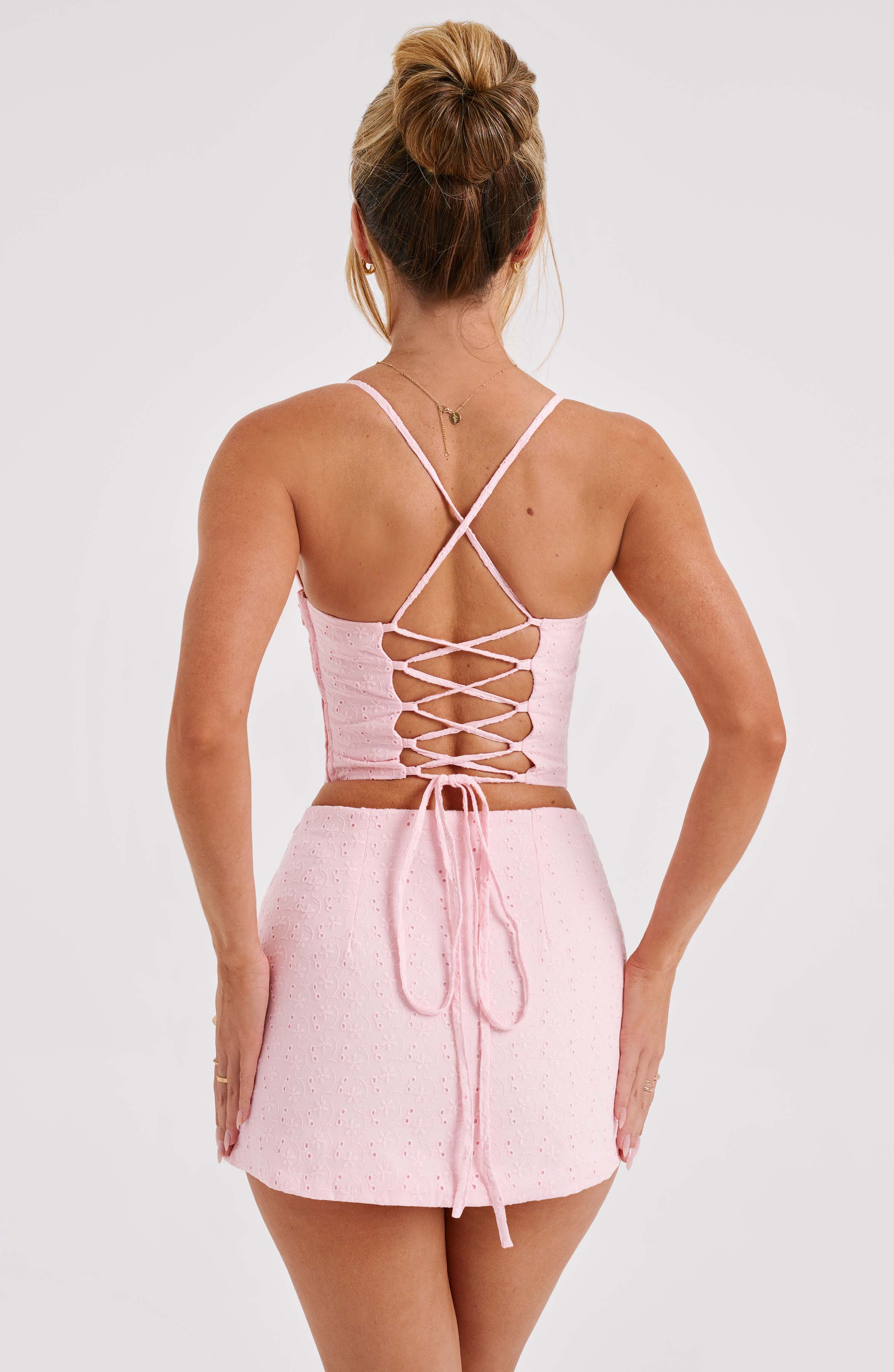 Erika Pembe Mini Etek