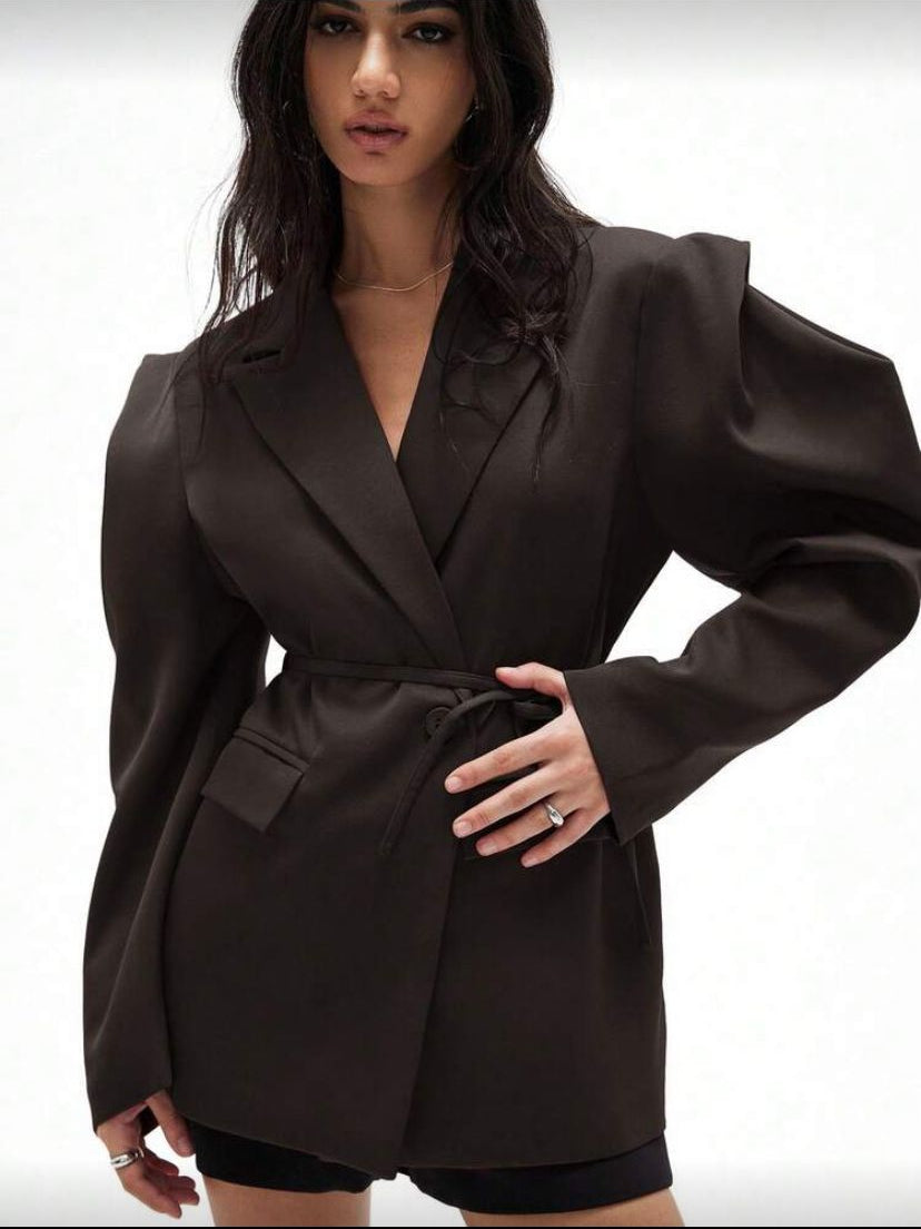 Sienna Wrap Oversized Blazer