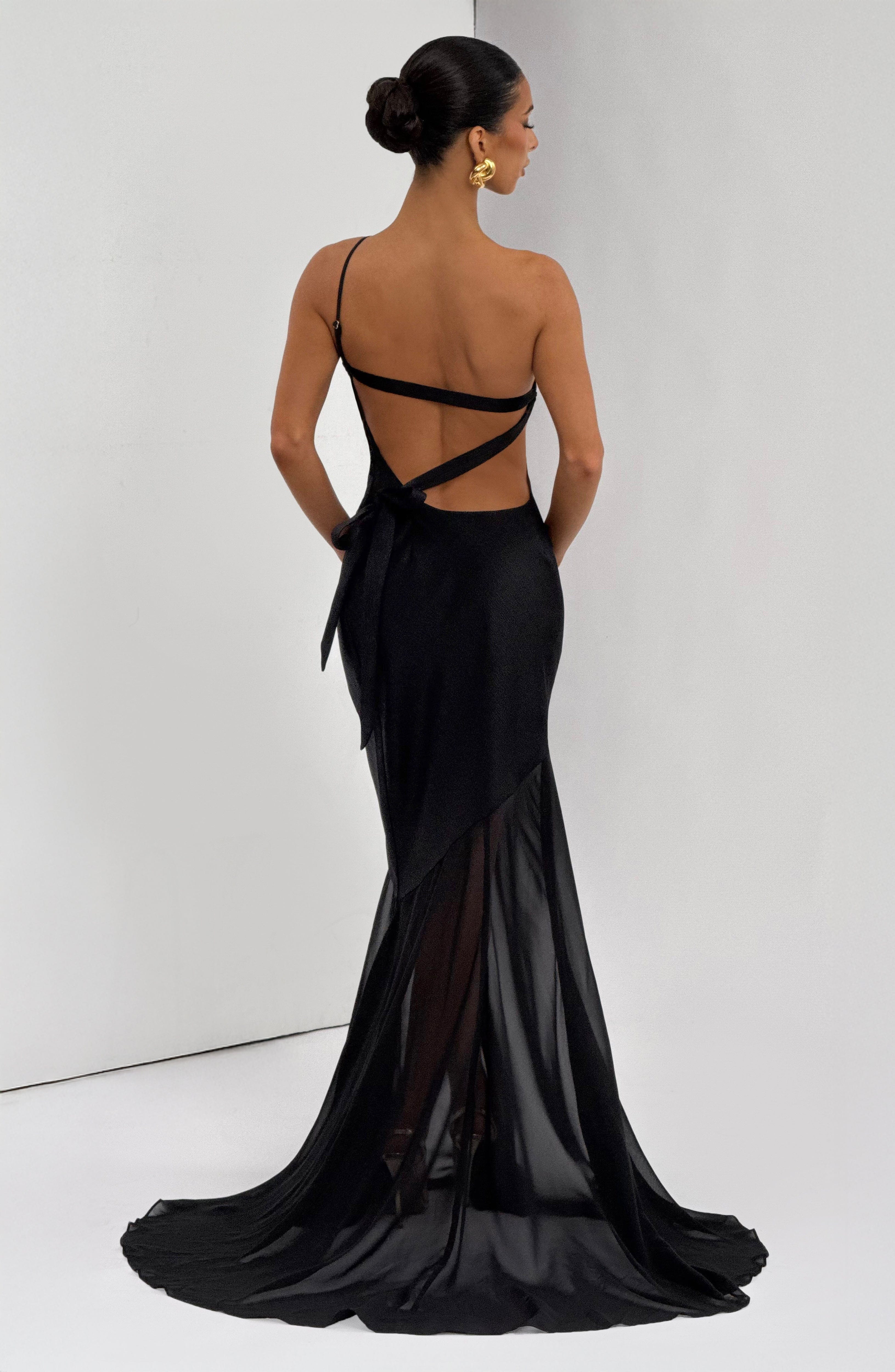 Fable Siyah Maxi Elbise