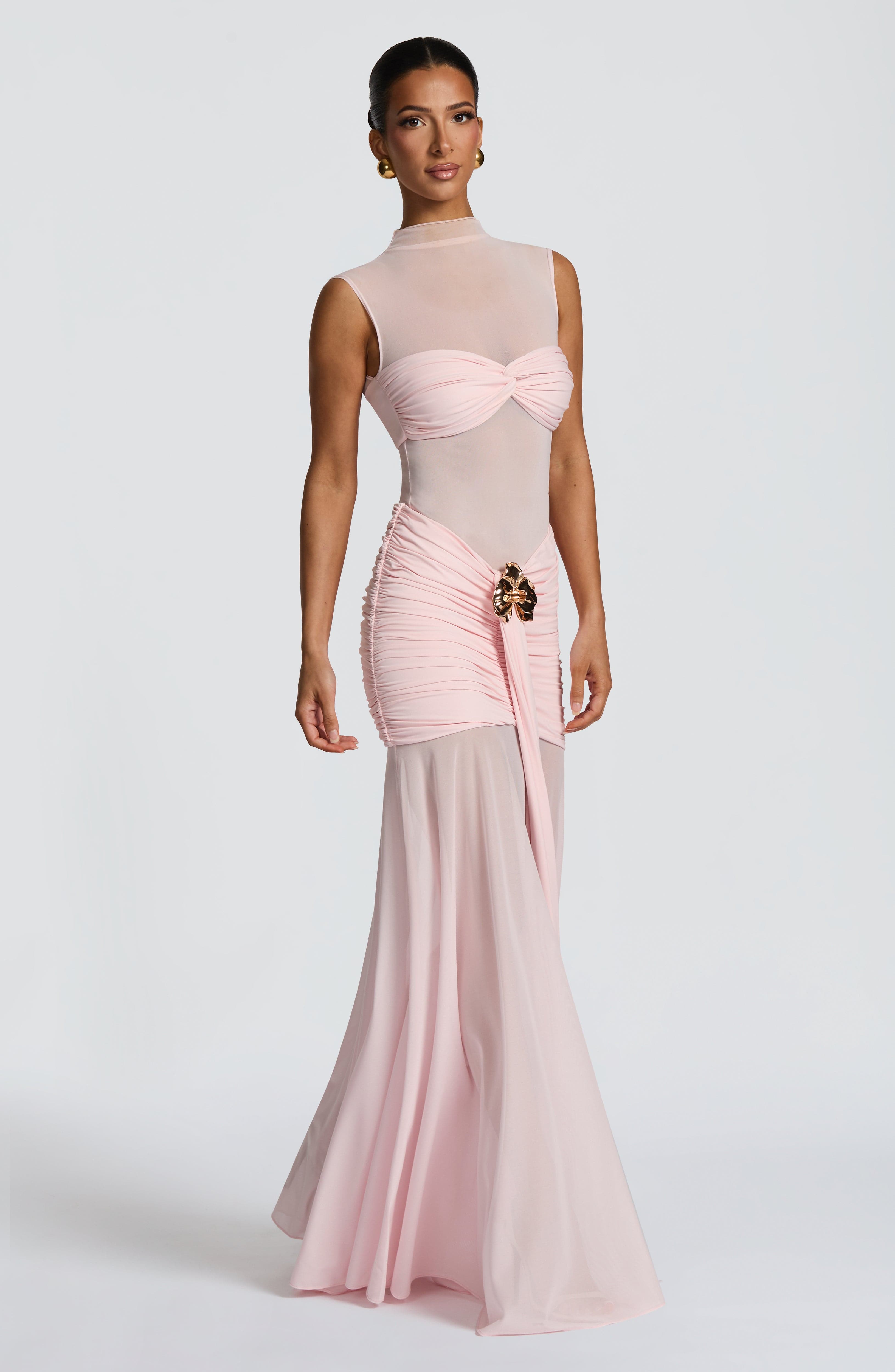 Fae Pembe Maxi Etek