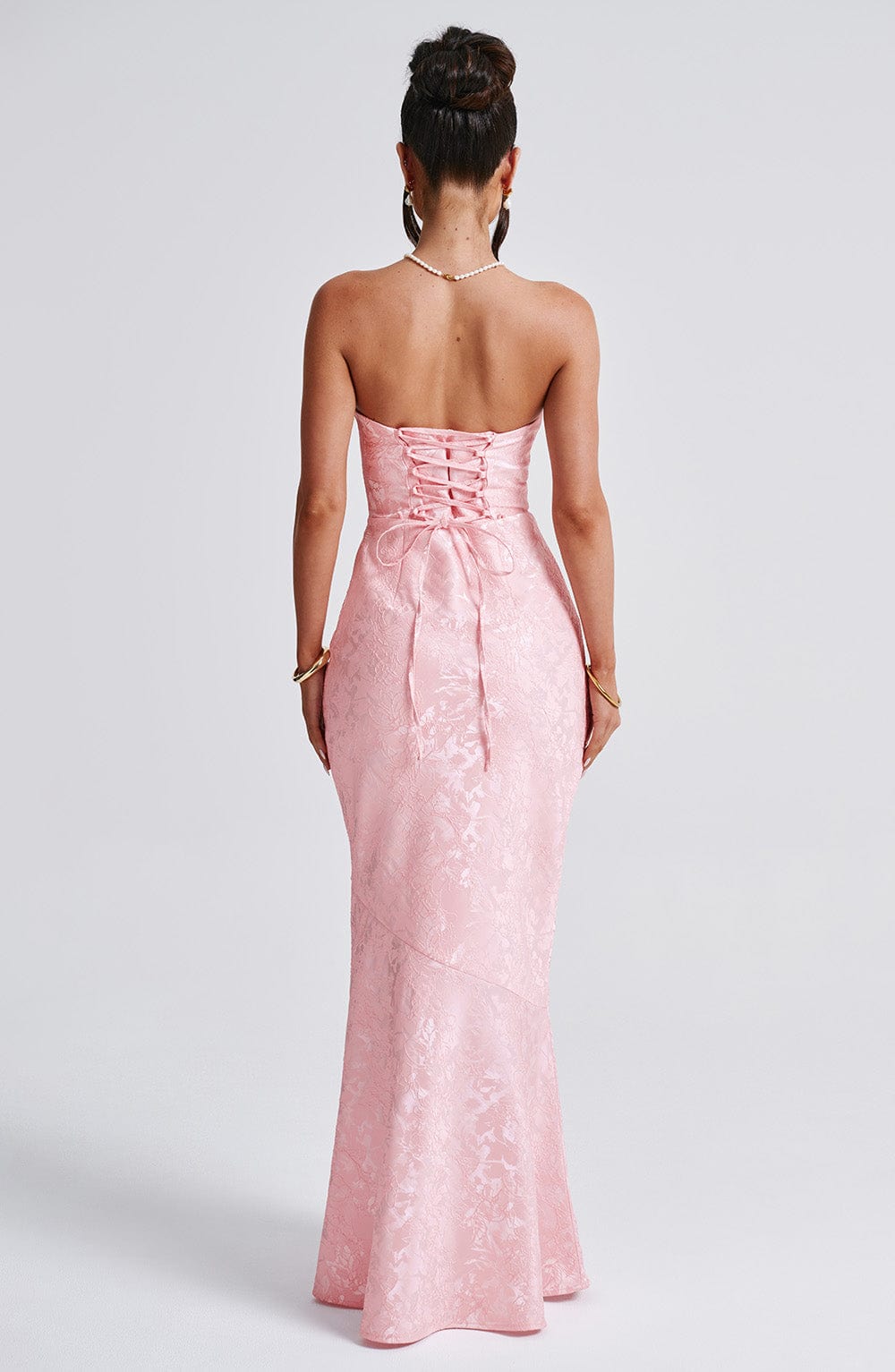 Felicity Pembe Maxi Elbise