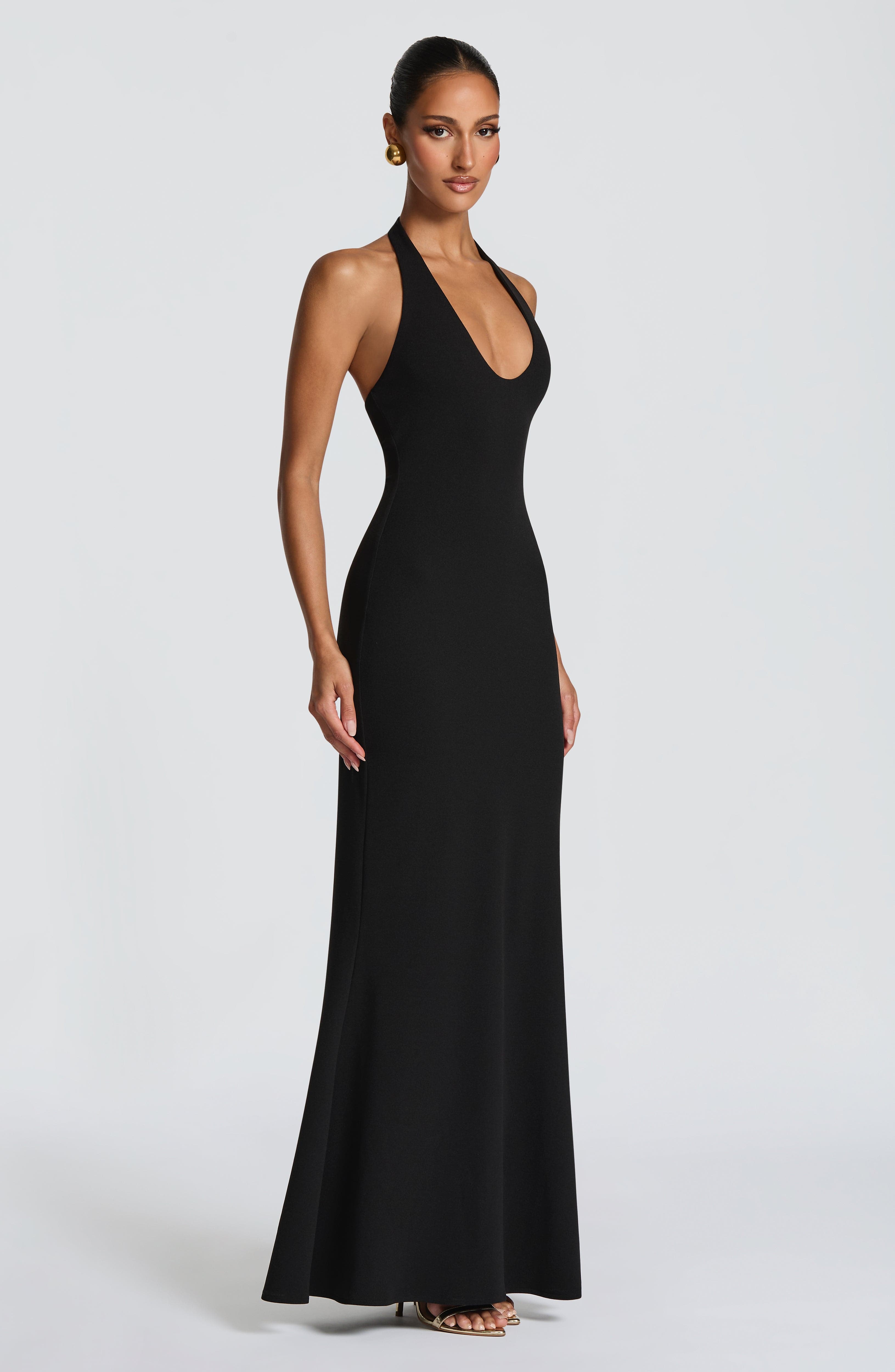 Siyah Maxi Elbise