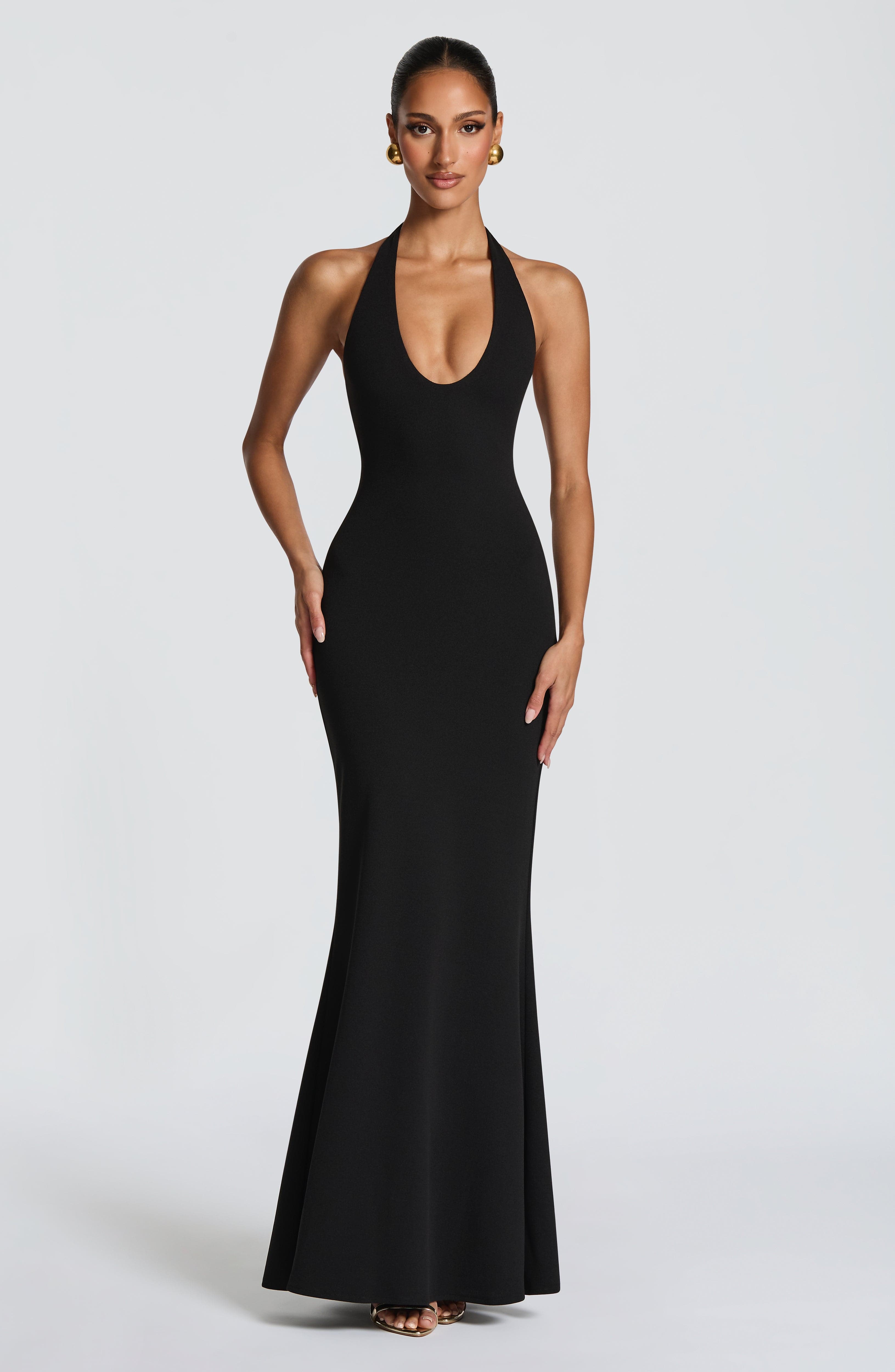 Siyah Maxi Elbise
