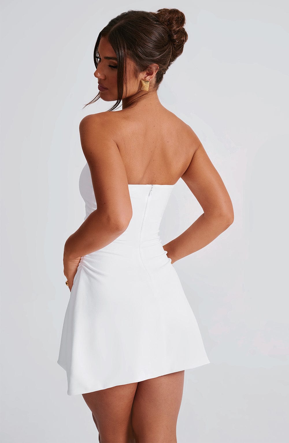 Fleur Mini Krem Elbise