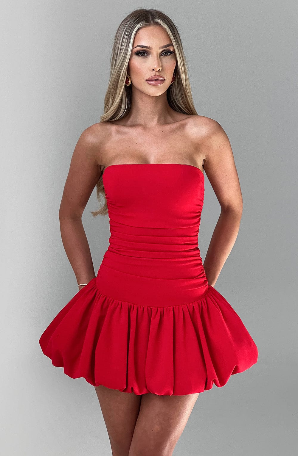 Gemma Kırmızı Mini Elbise