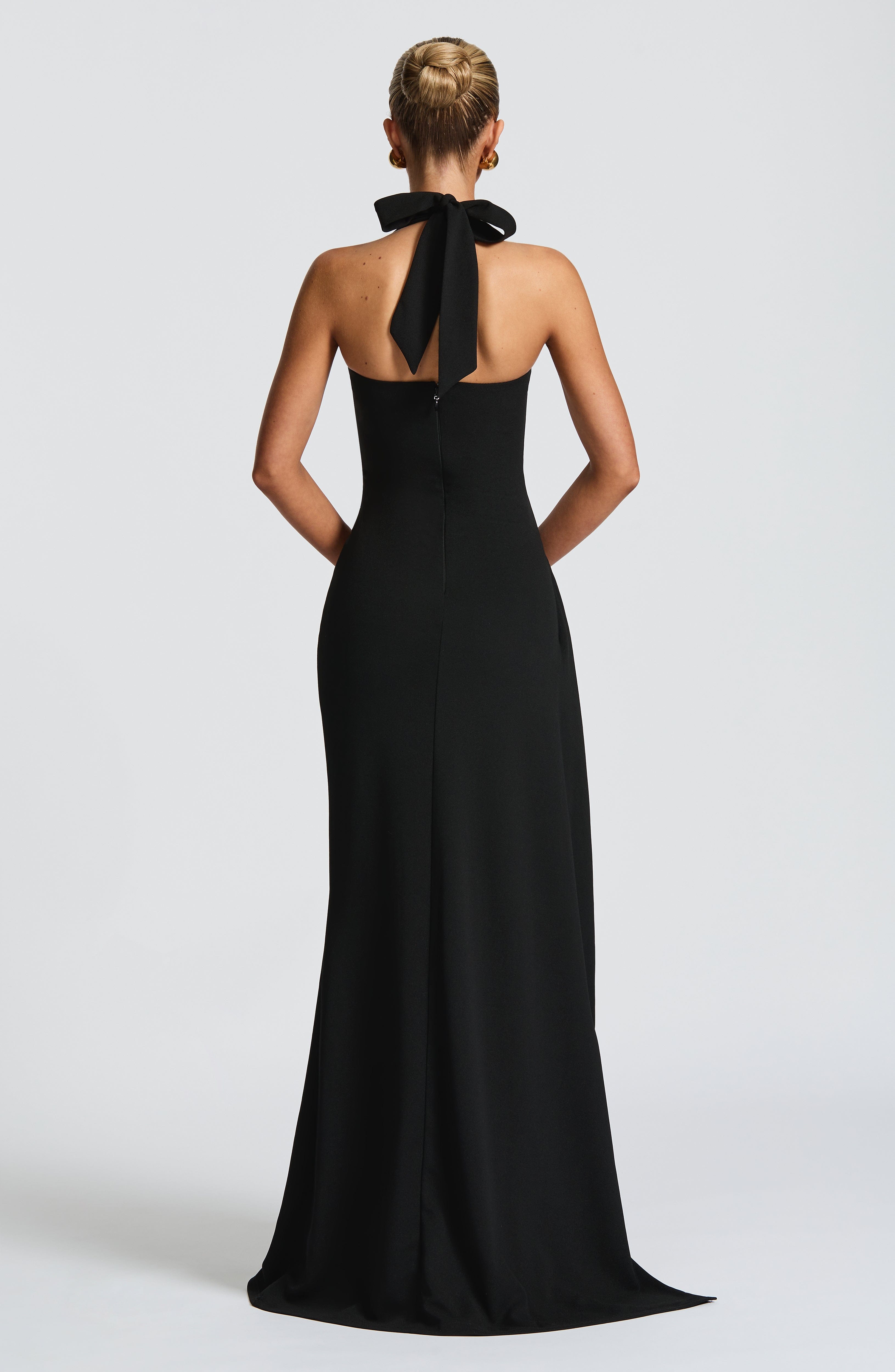 Genette Siyah Maxi Elbise