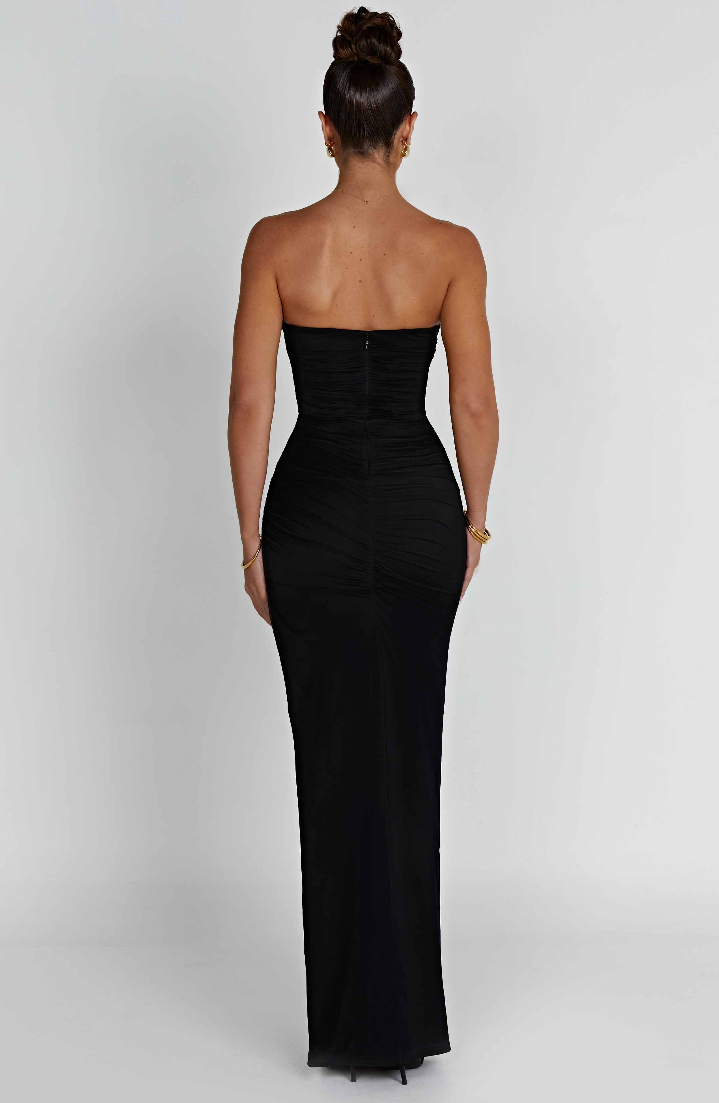 Giovanna Siyah Maxi Elbise