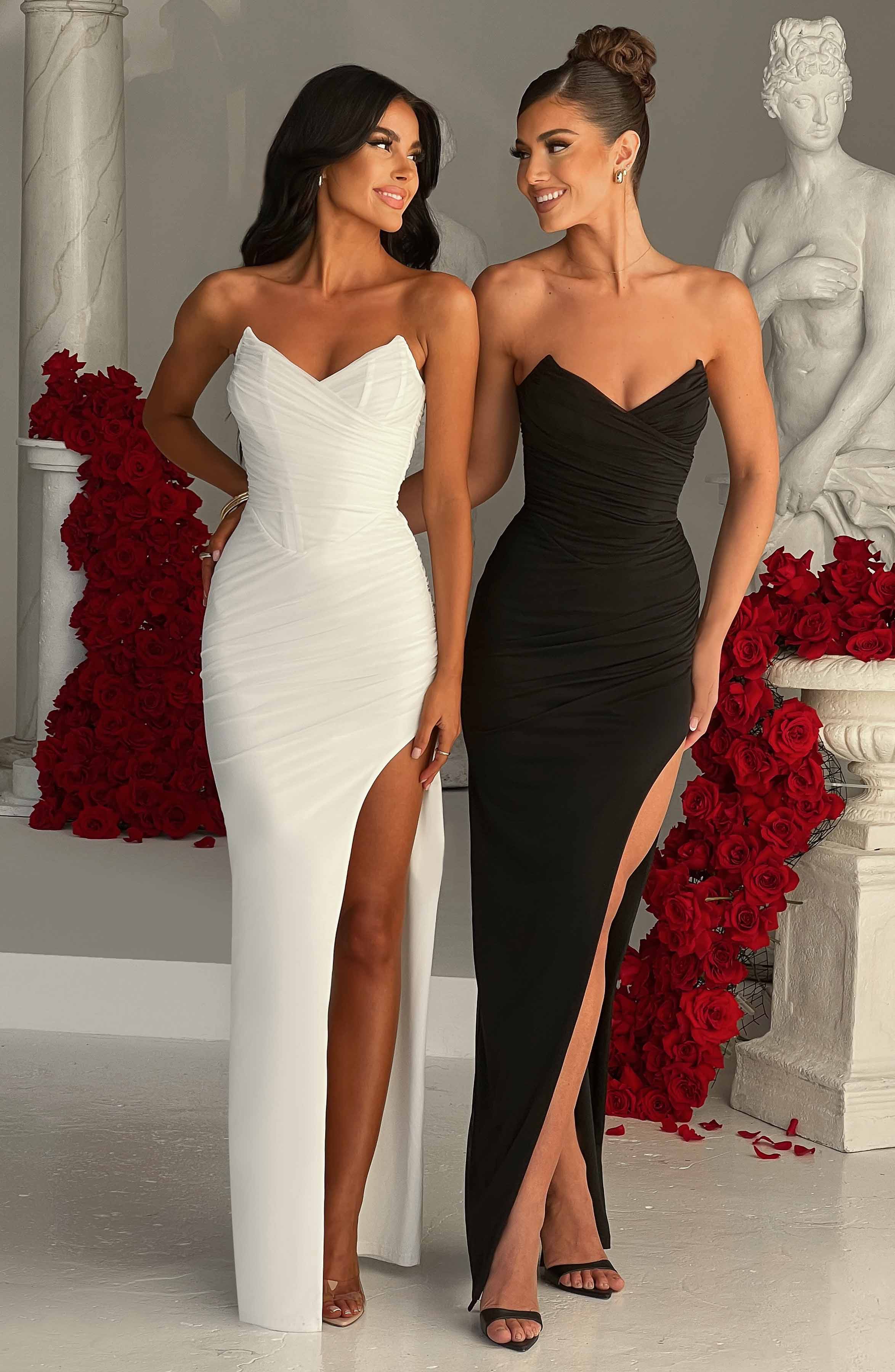 Giovanna Siyah Maxi Elbise