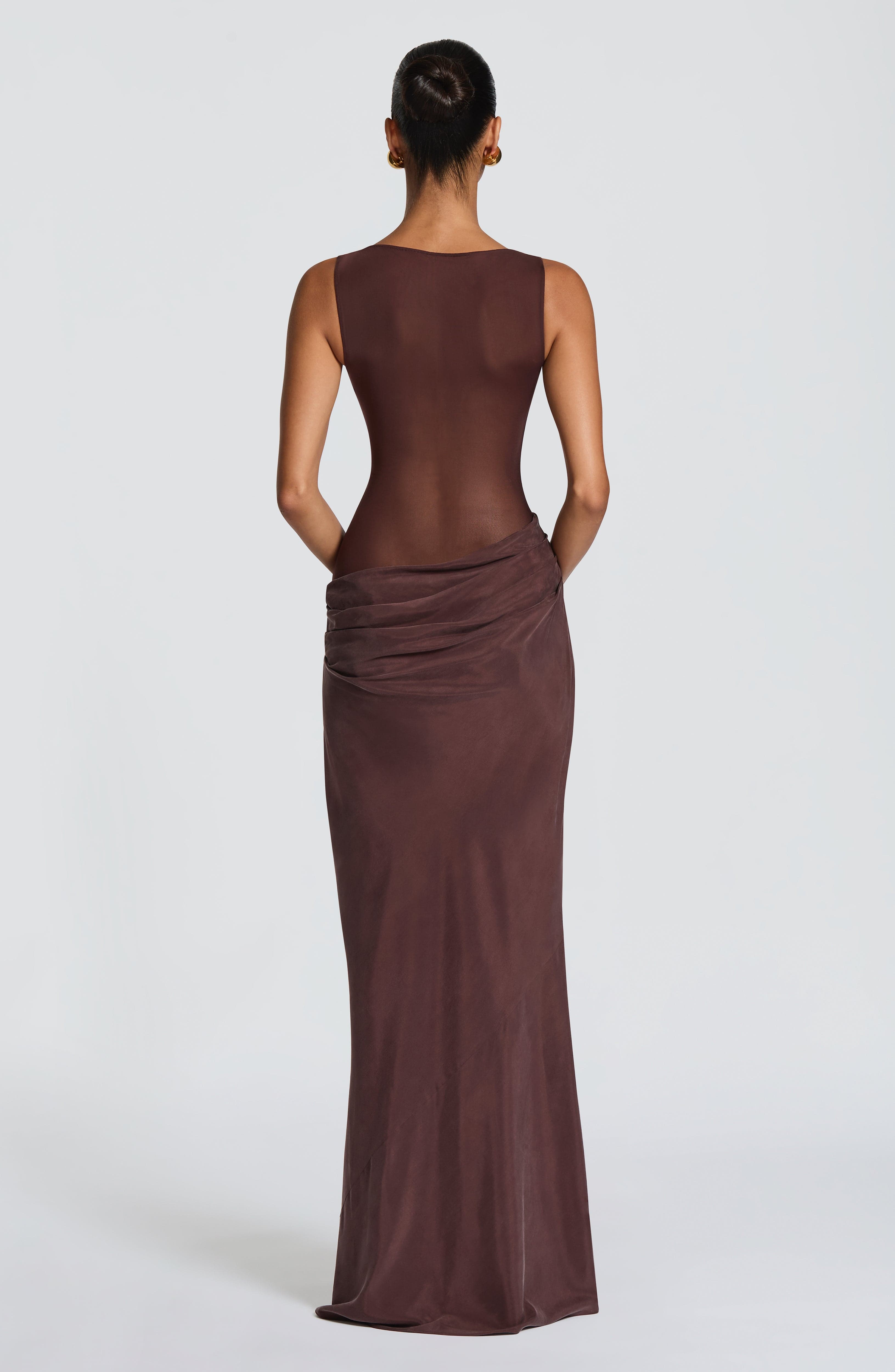 Gracelyn Maxi Erik Moru Elbise