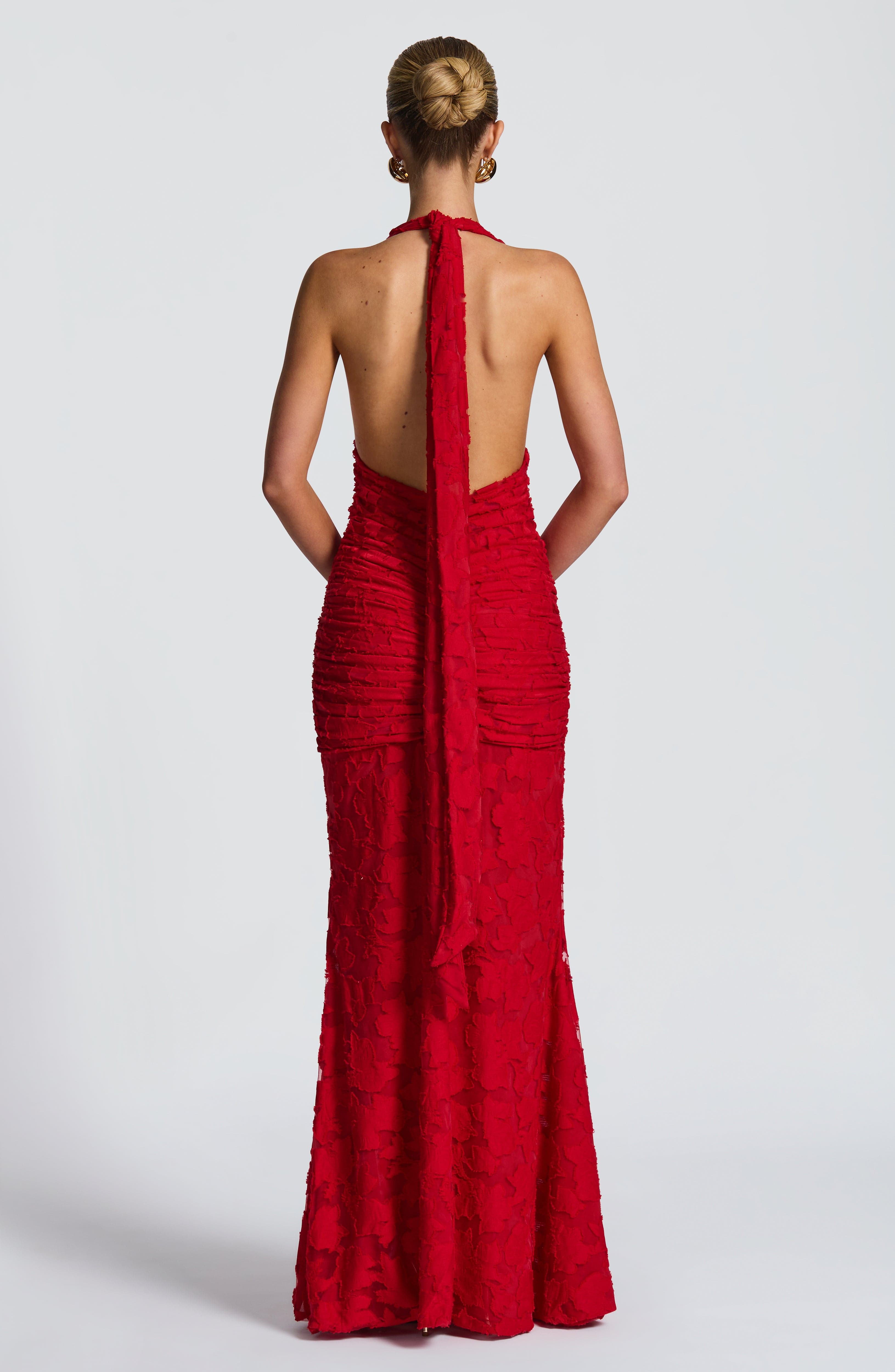 Guinevere Kırmızı Maxi Elbise