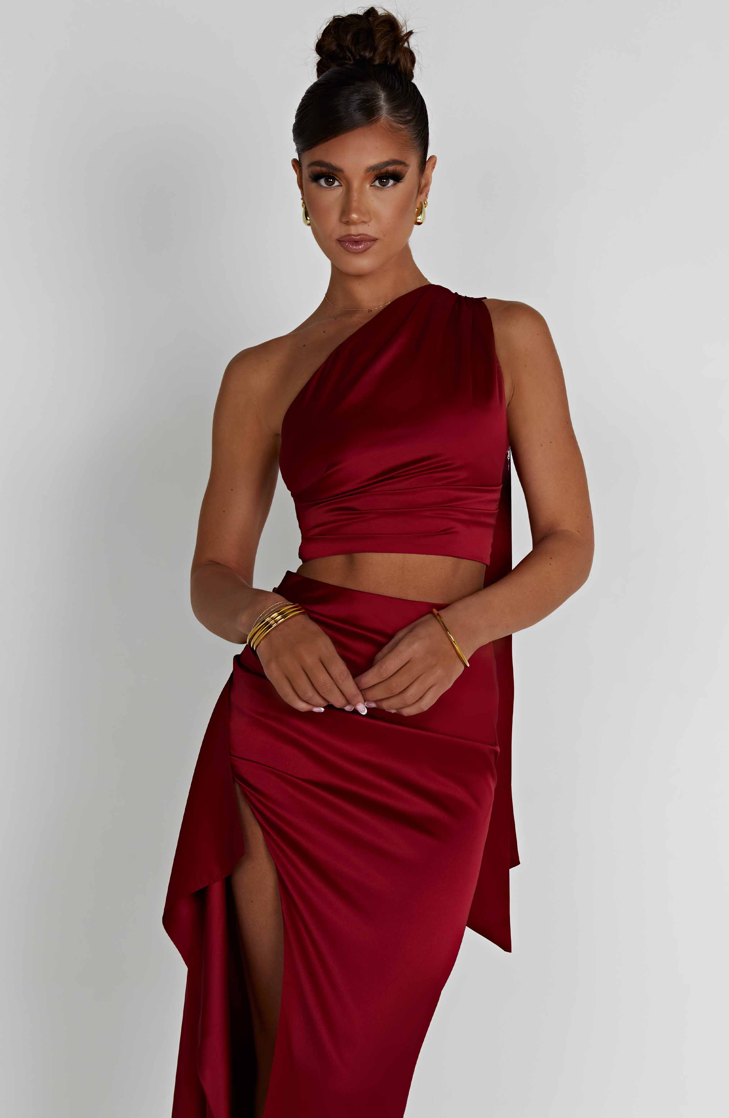 Halsey Şarap Bordo Üst