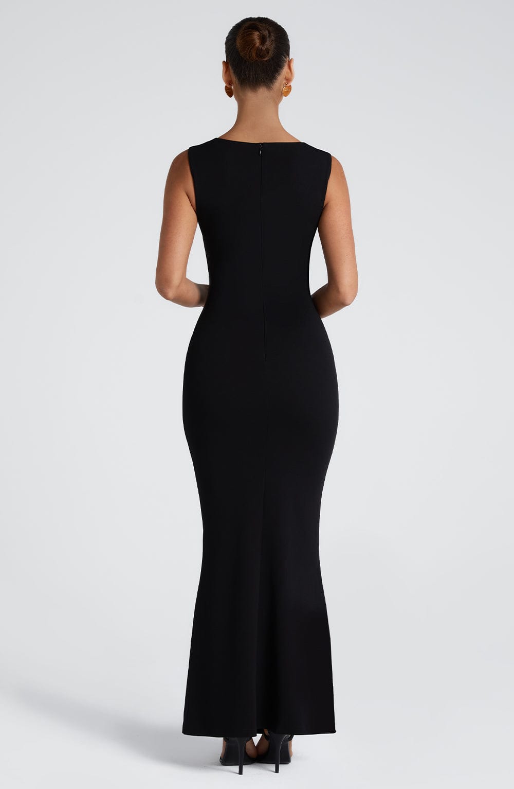 Helena Siyah Maxi Elbise
