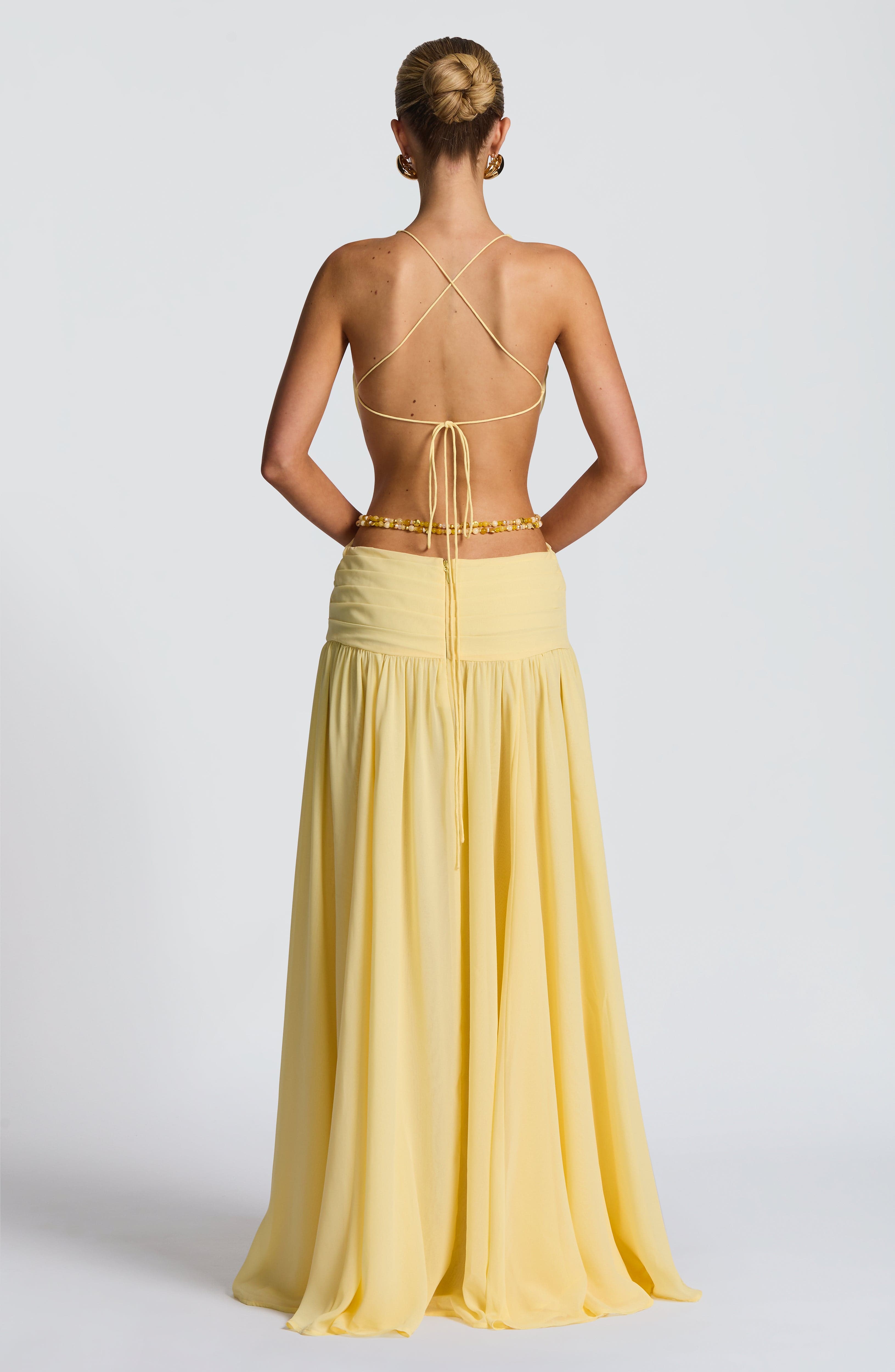 İndiana Limon Maxi Elbise