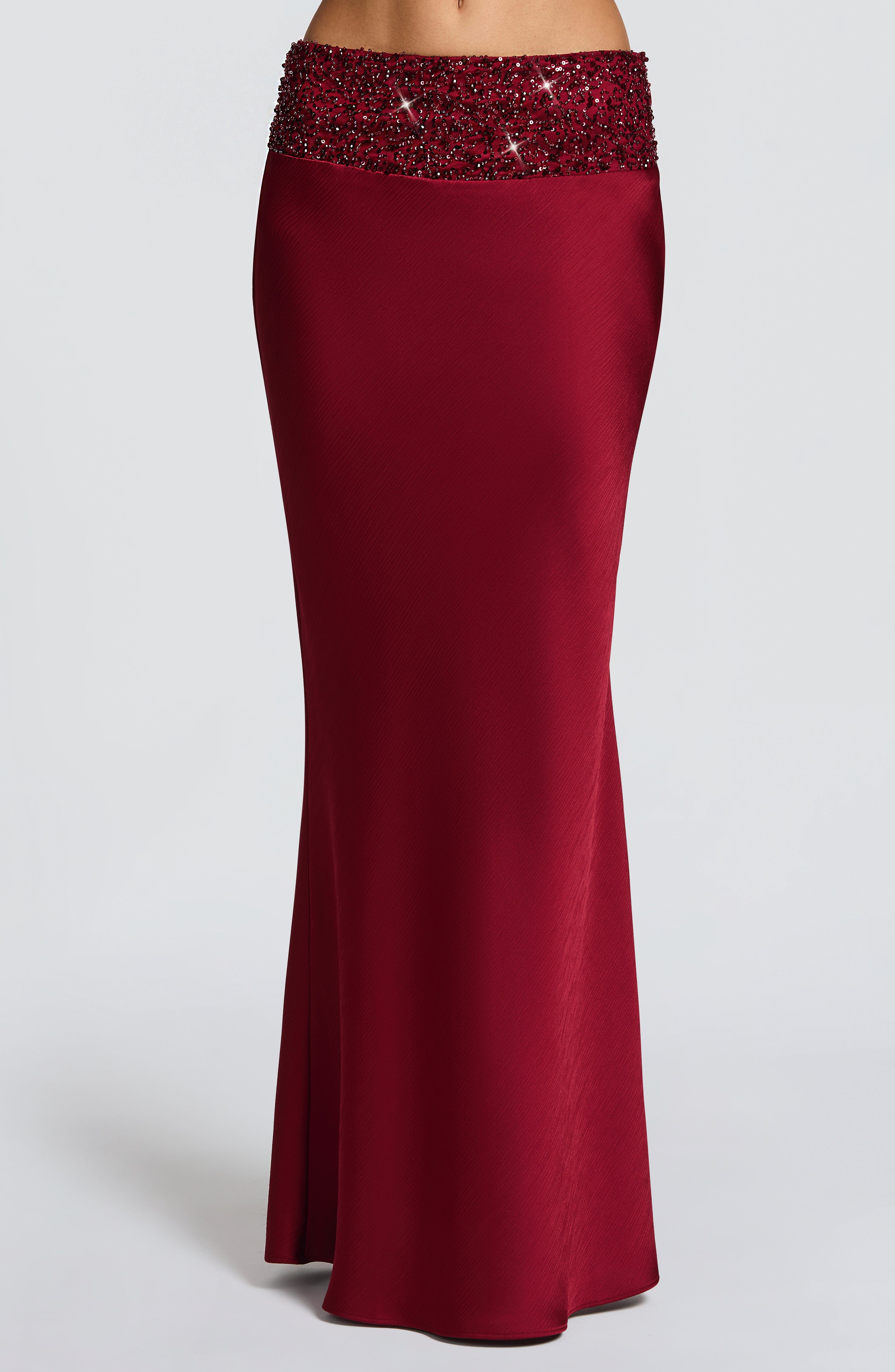 Bordo Ira Maxi Etek