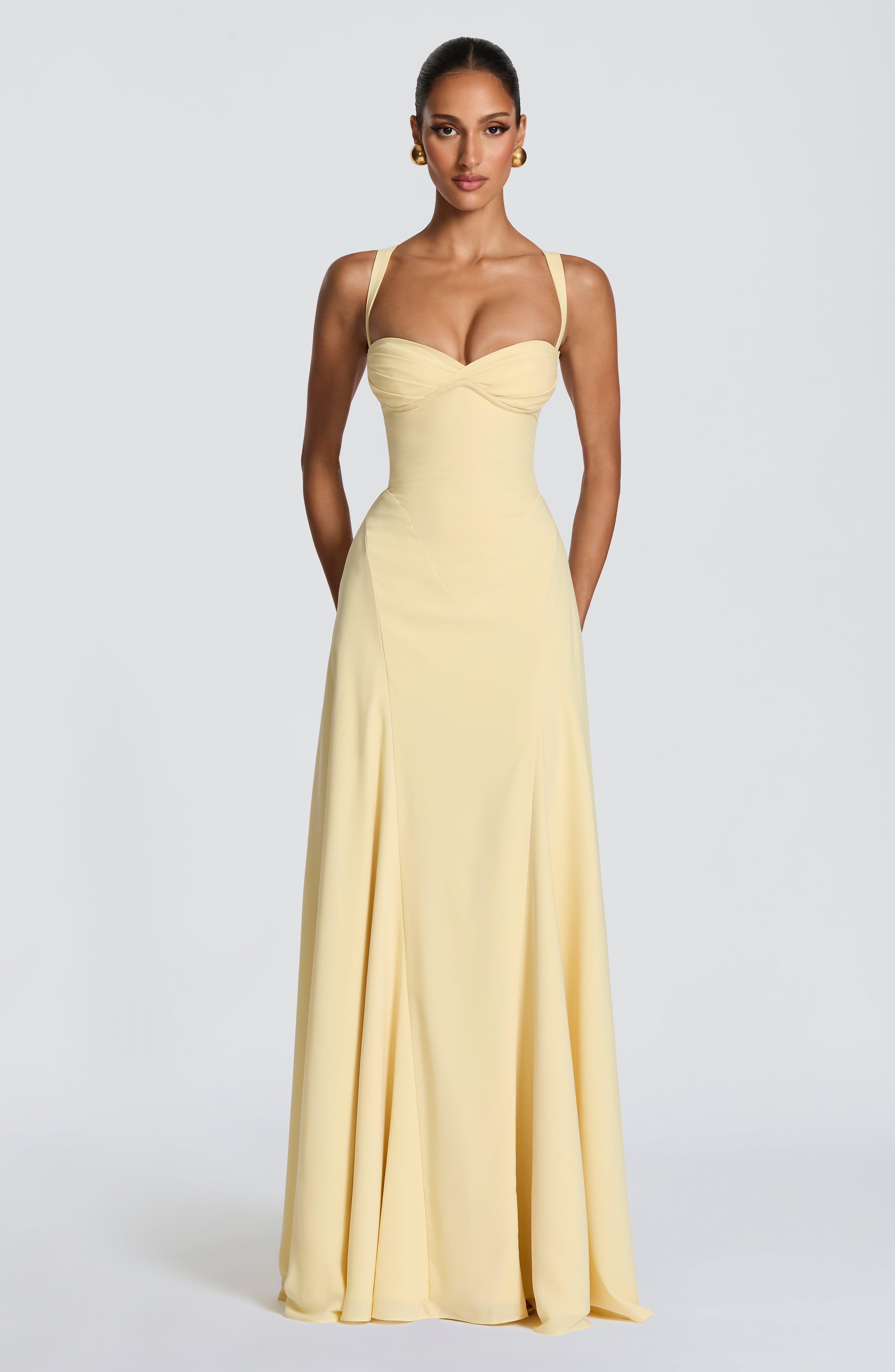 Irie Maxi Elbise - Limon