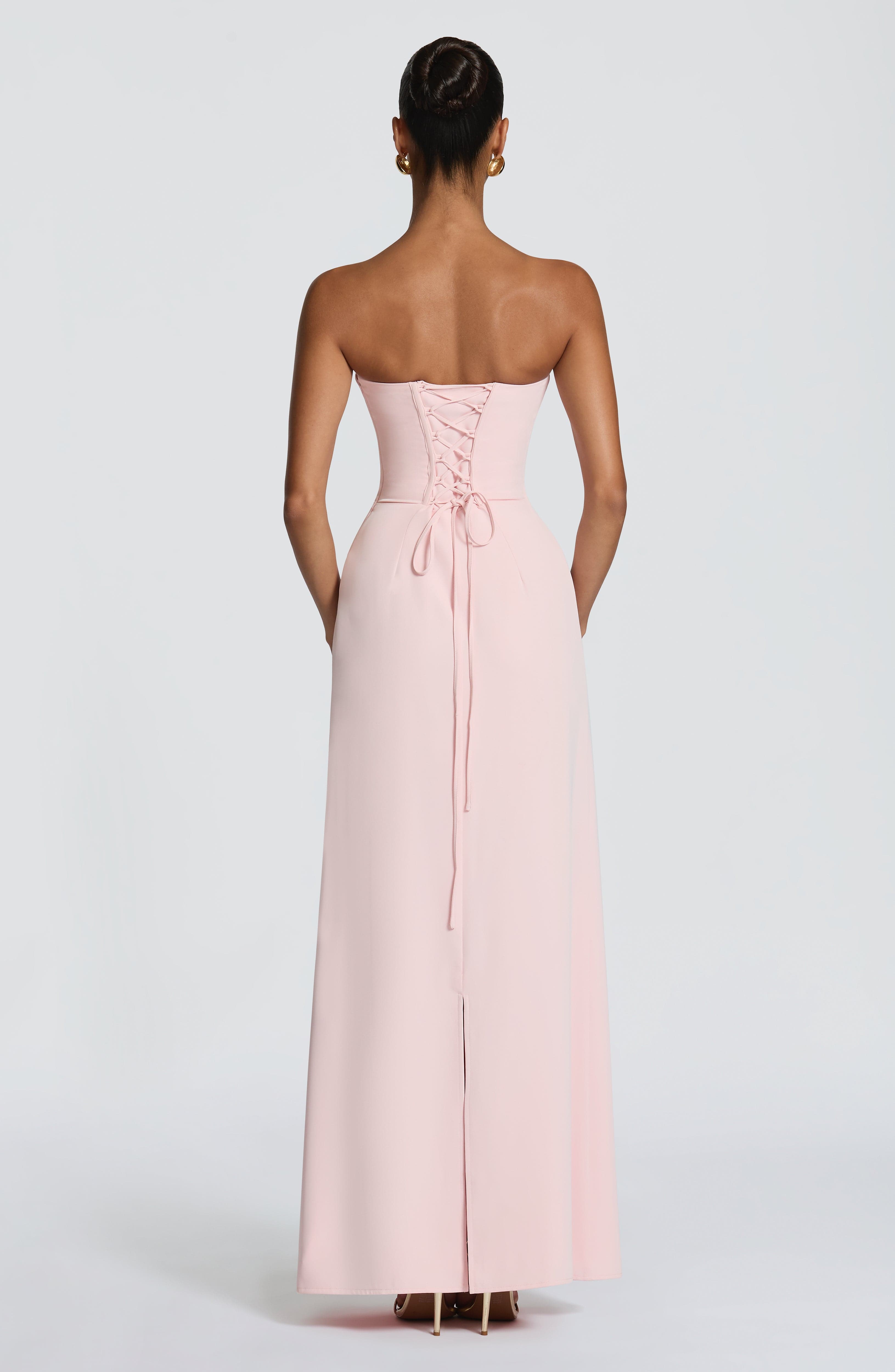 Kadınlar İçin Pembe Irmina Maxi Elbise