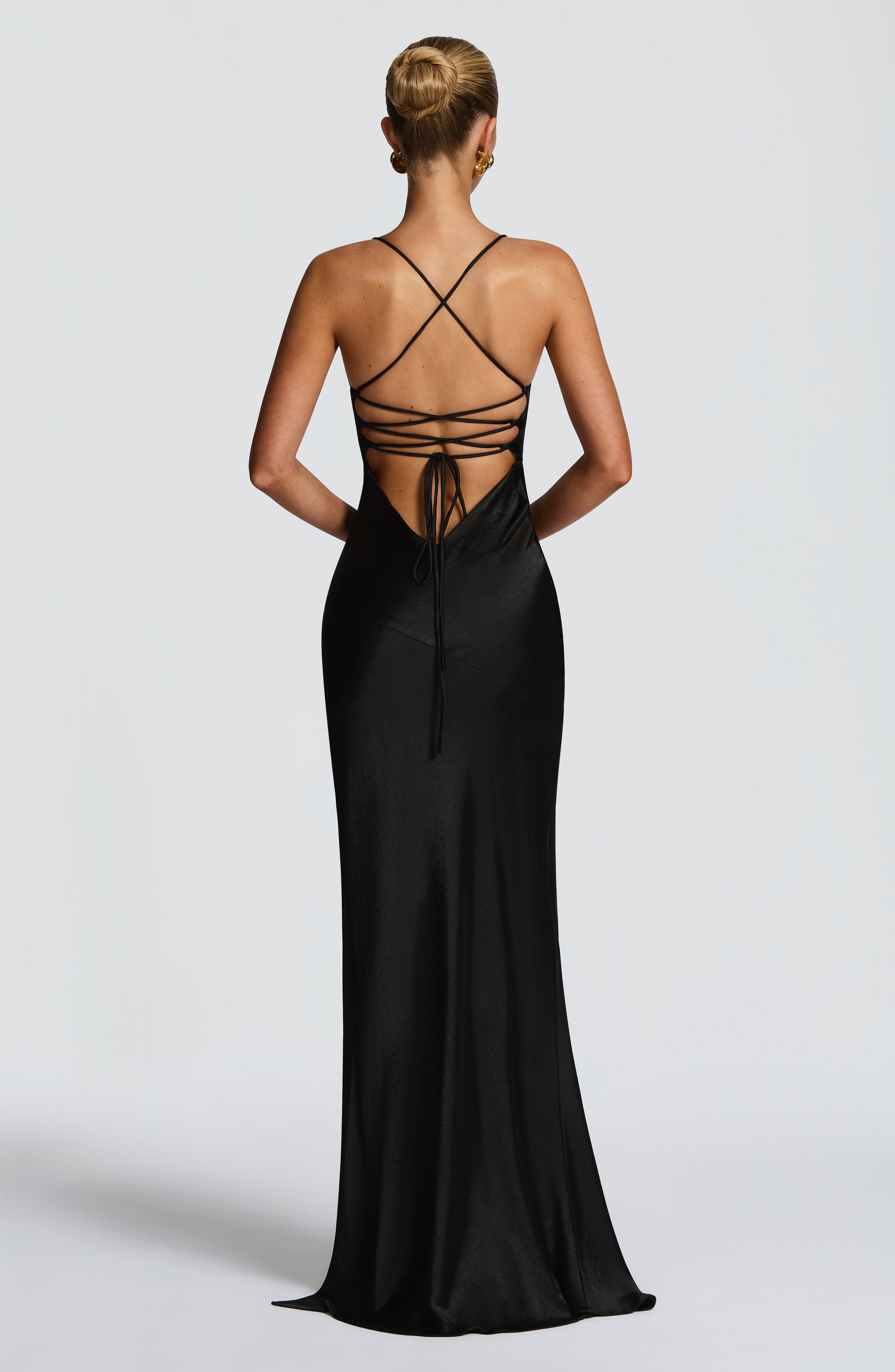 Isobel Maxi Siyah Elbise
