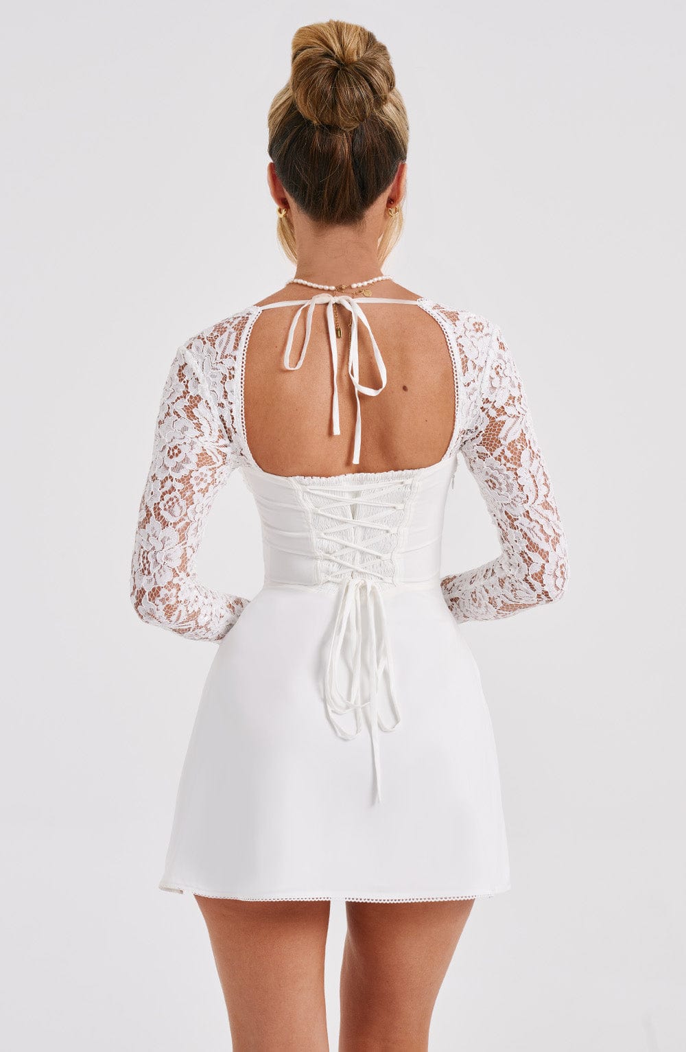 Jacinta Mini Krem Elbise