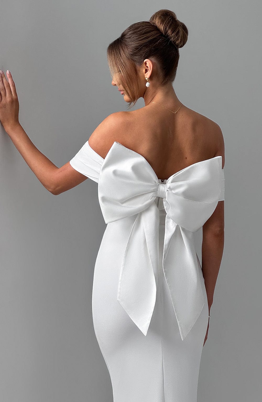 Joanna Maxi Ekru Elbise