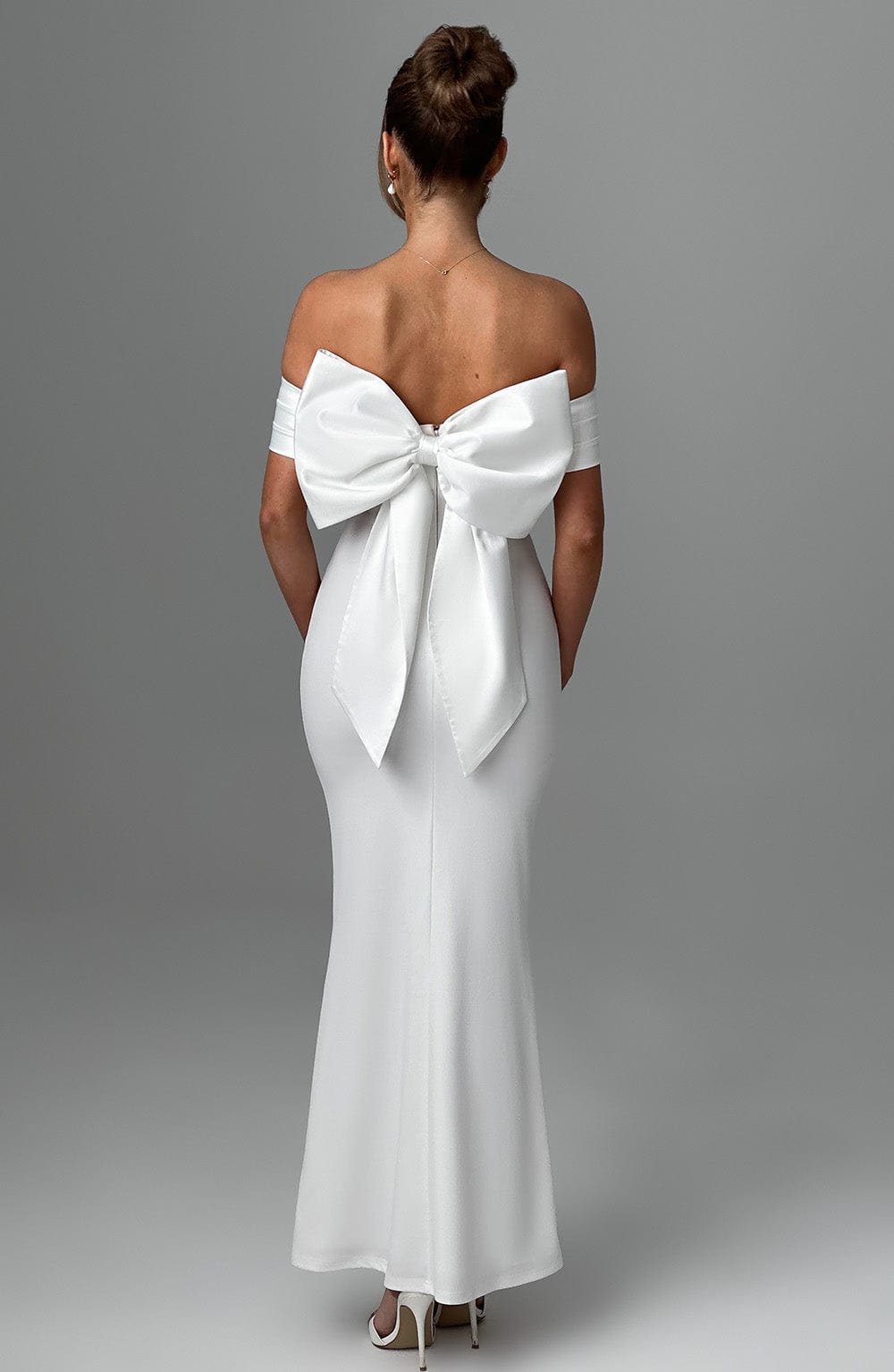 Joanna Maxi Ekru Elbise