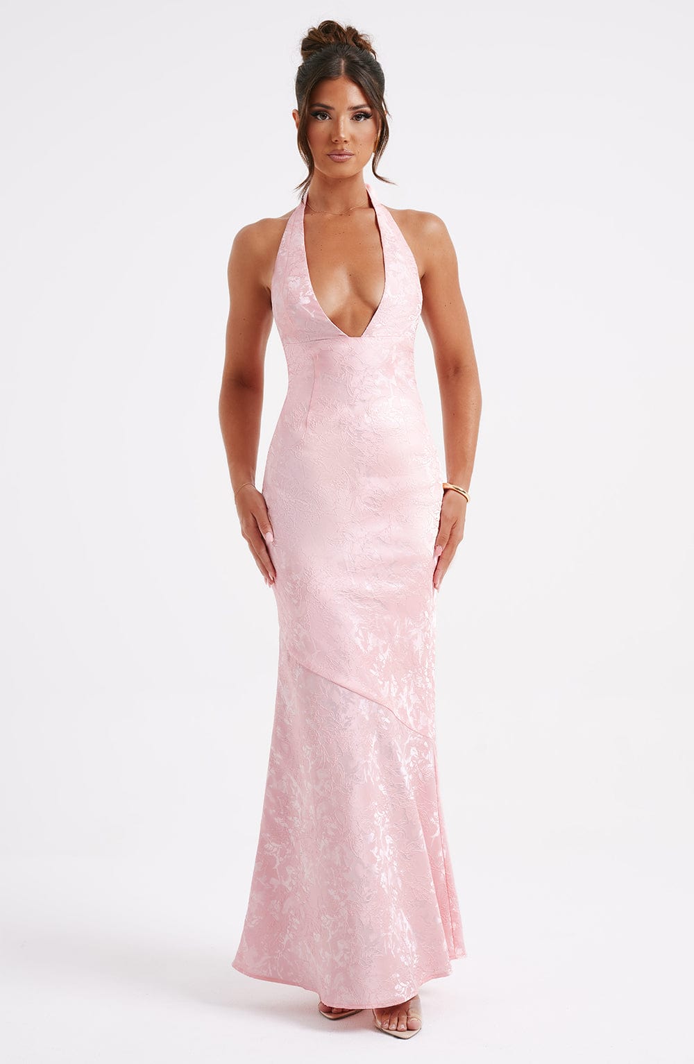 Josephine Pembe Maxi Elbise