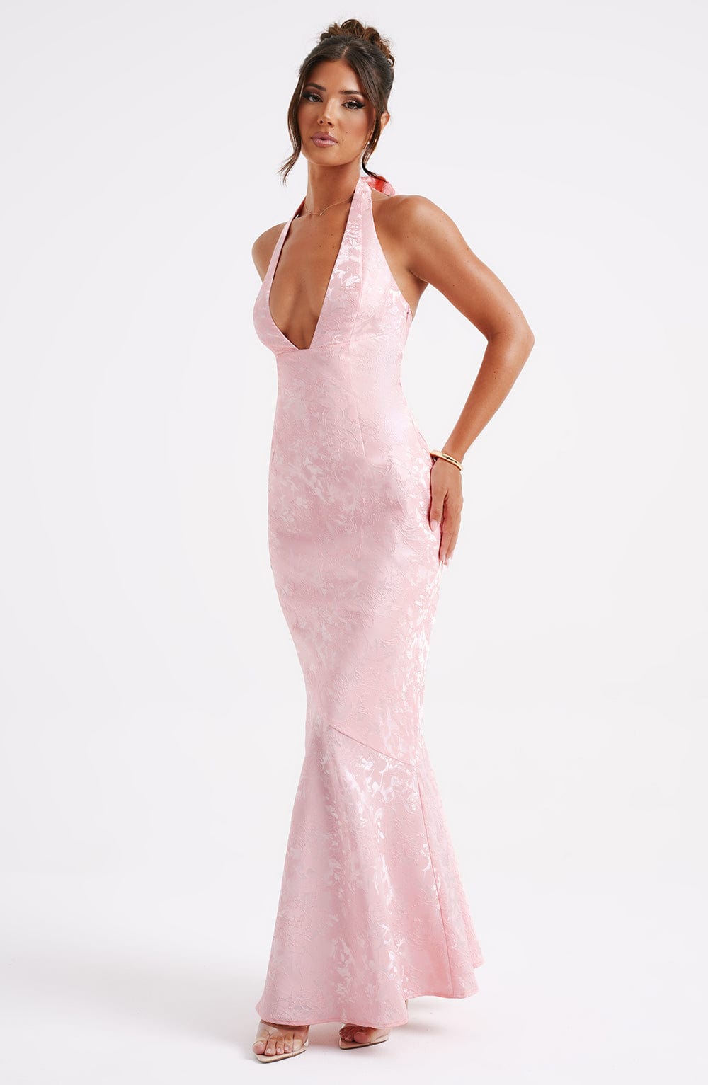 Josephine Pembe Maxi Elbise