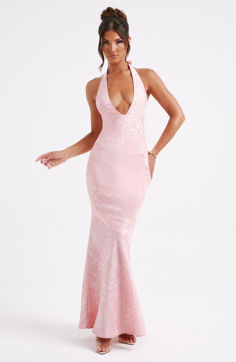 Josephine Pembe Maxi Elbise