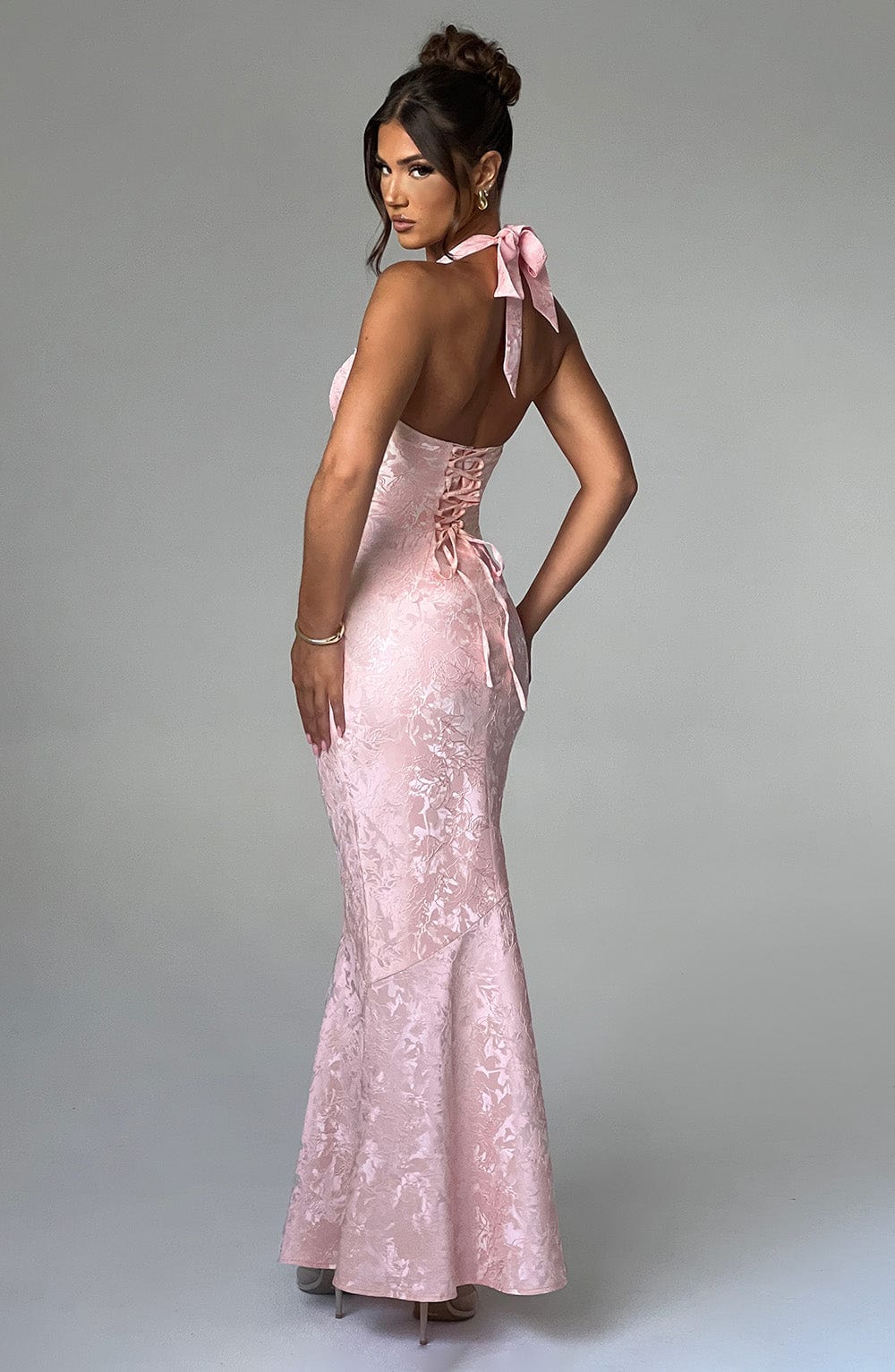 Josephine Pembe Maxi Elbise