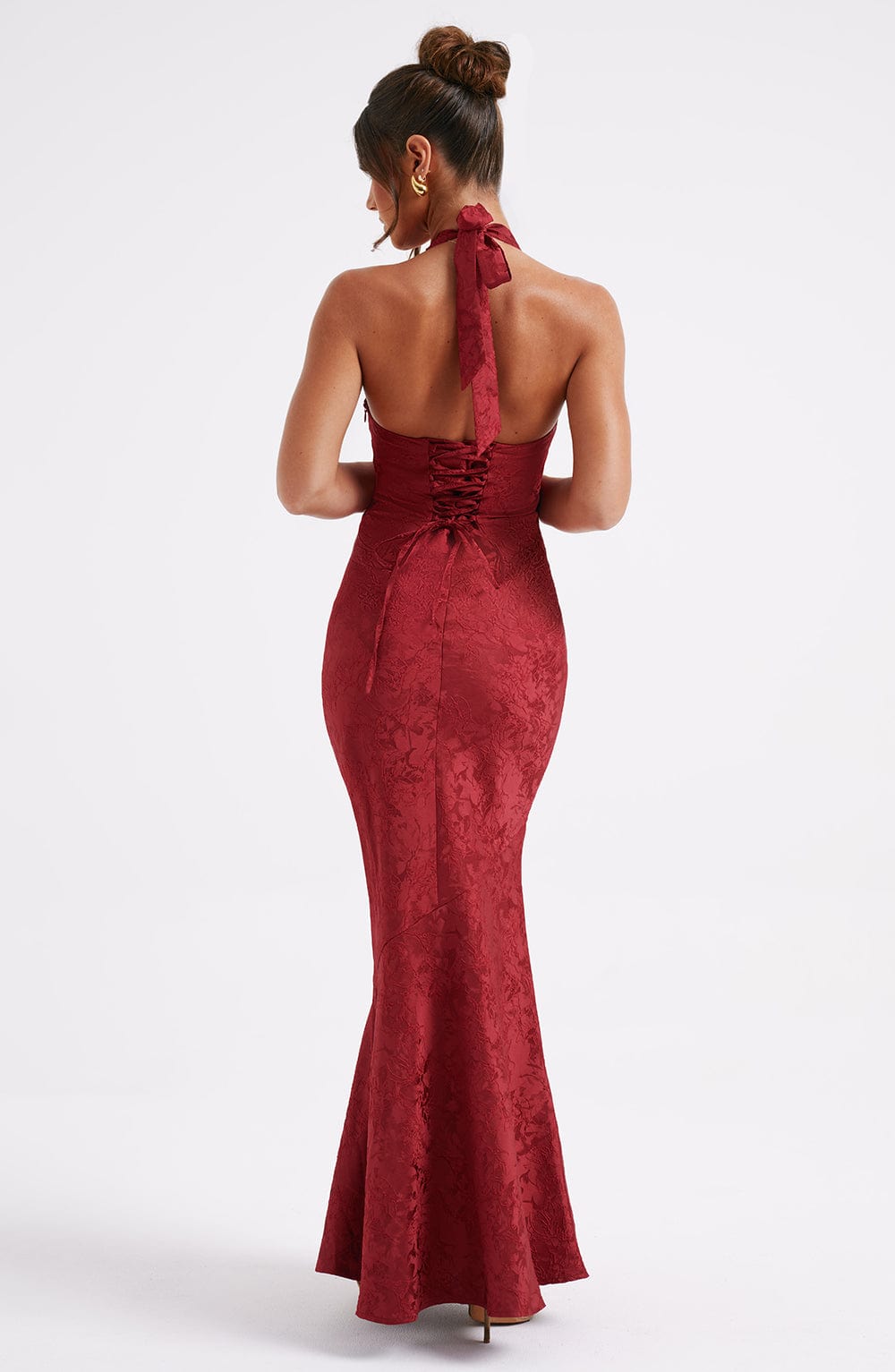 Josephine Kırmızı Maxi Elbise