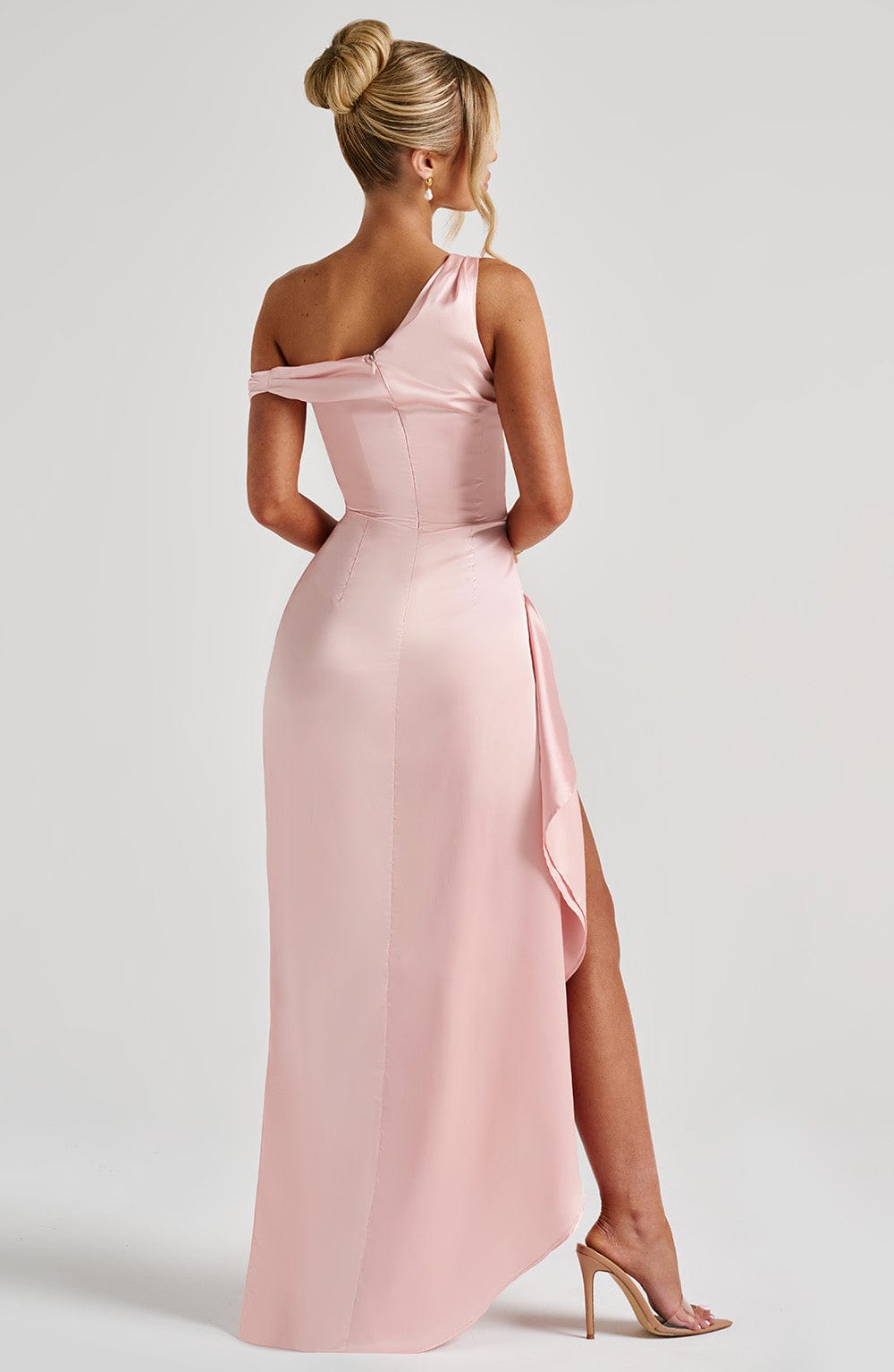 Juliene Pembe Maxi Elbise