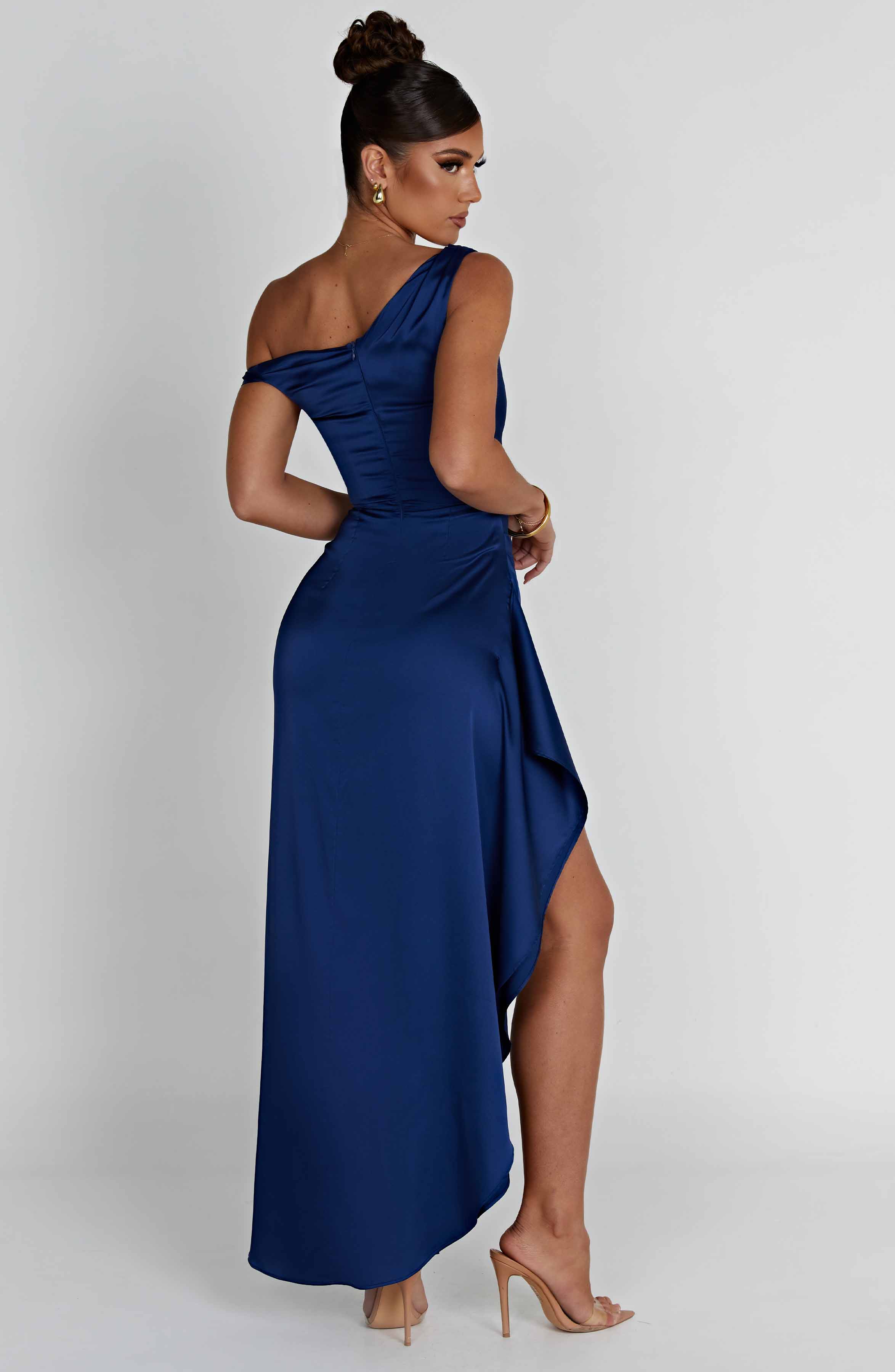 Juliene Maxi Lacivert Elbise