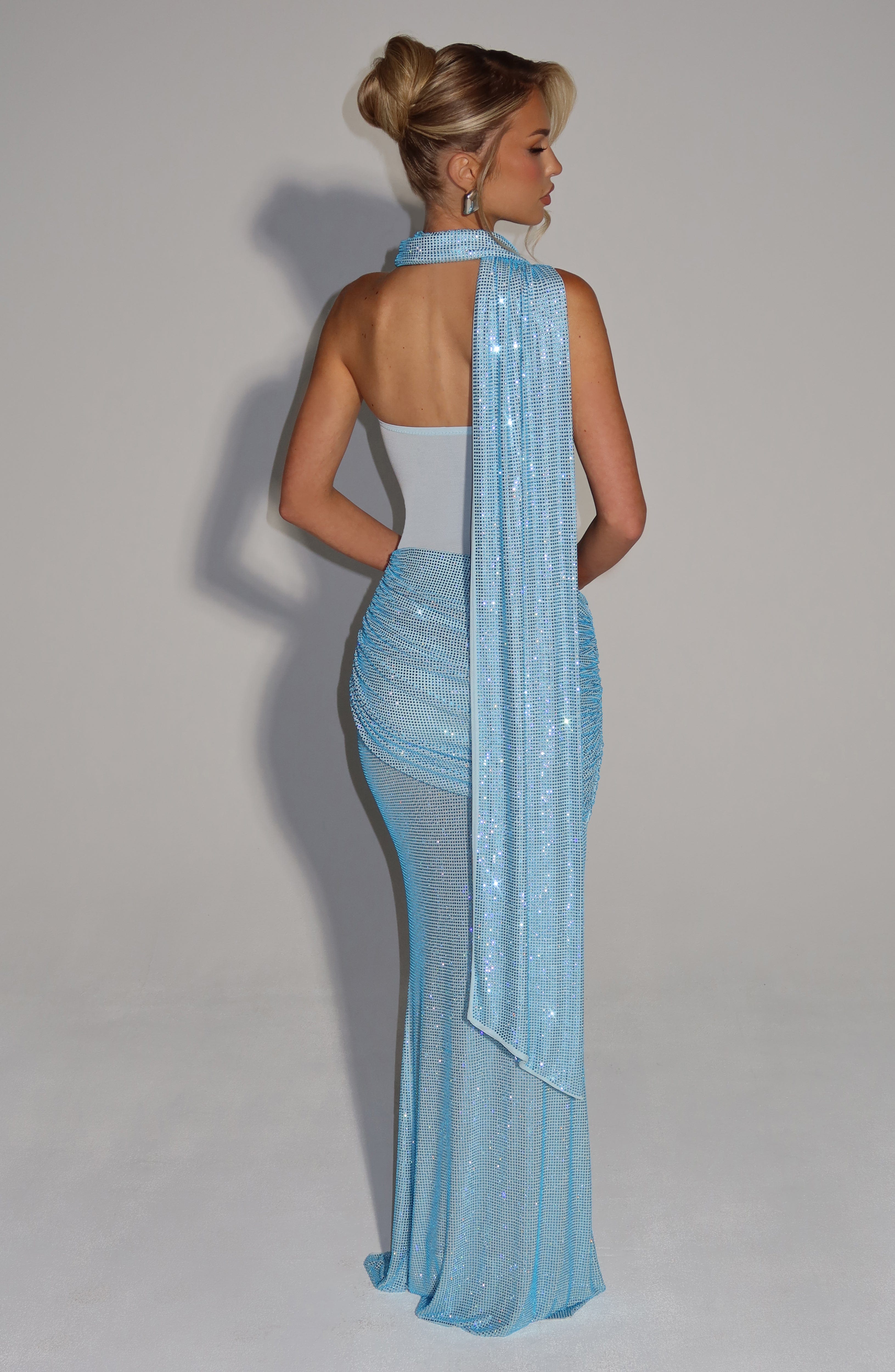 Kailani Aqua Maxi Elbise