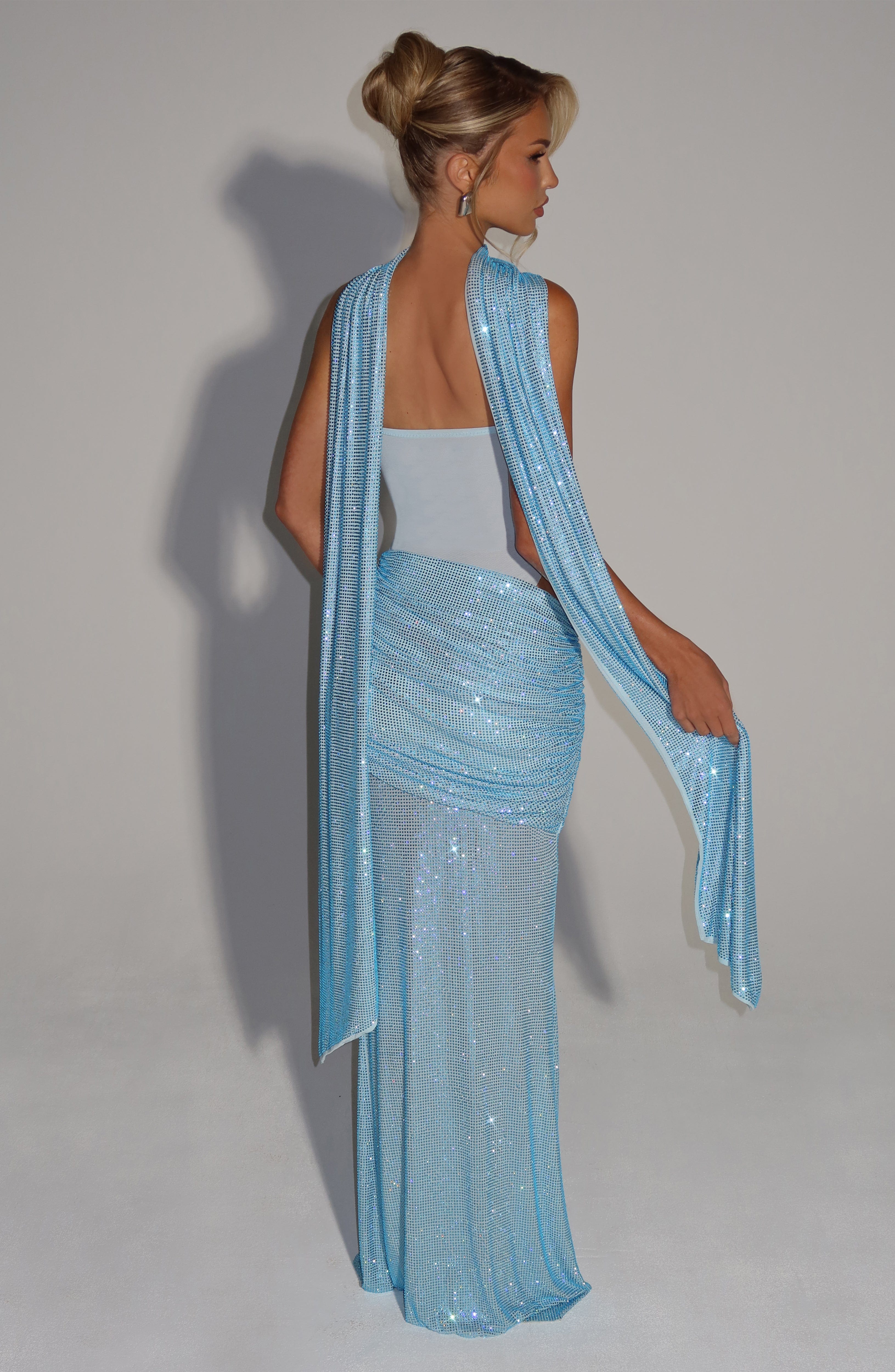 Kailani Aqua Maxi Elbise