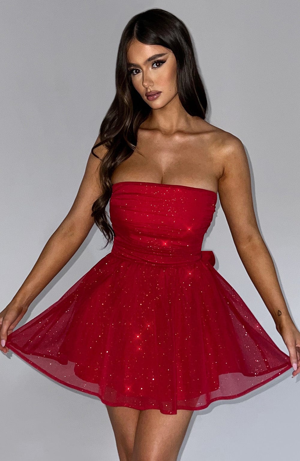 Katrina Mini Kırmızı Elbise