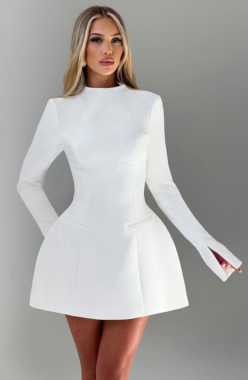 Kelly Mini Krem Elbise