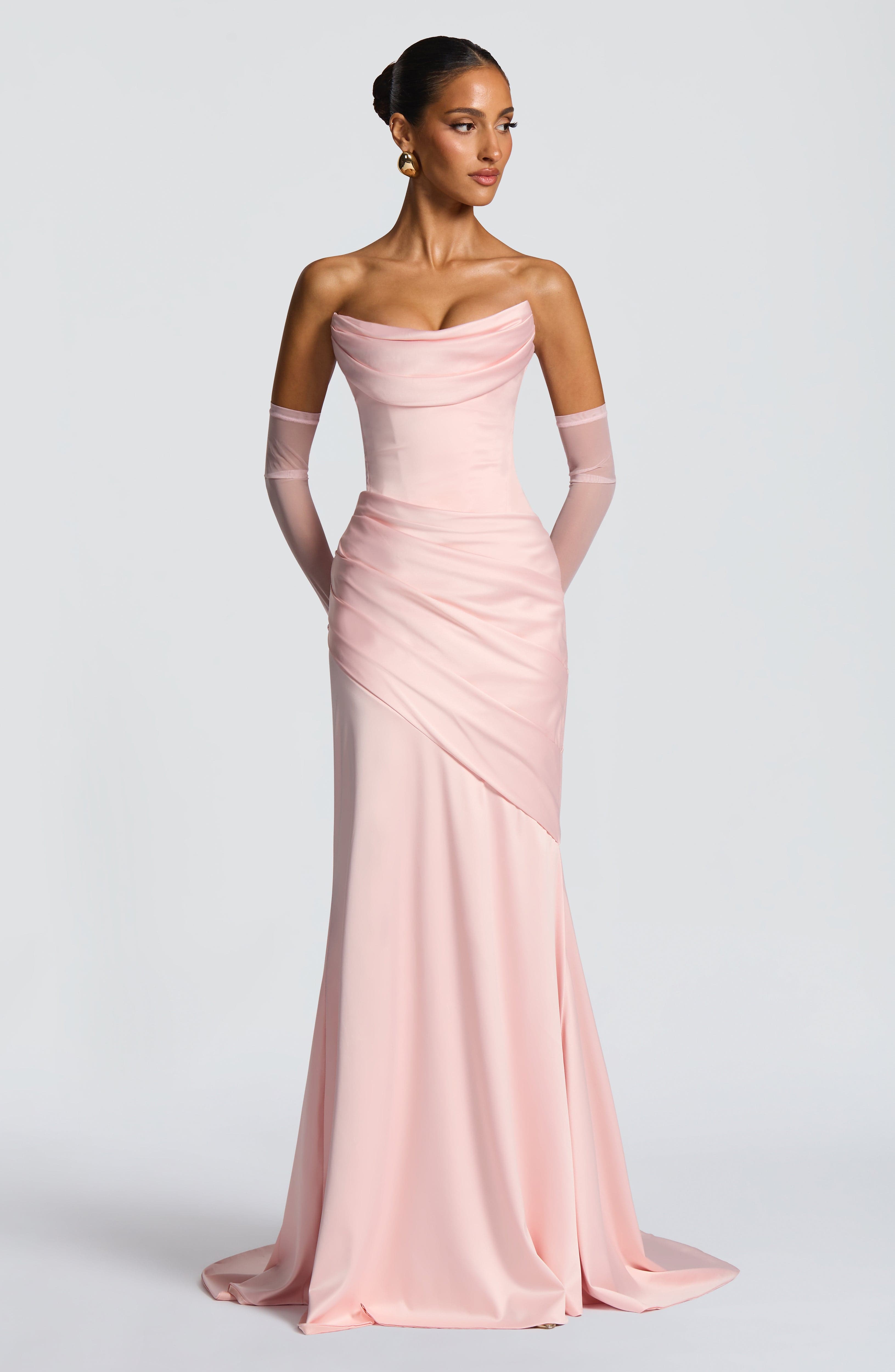 Kensington Pembe Maxi Elbise