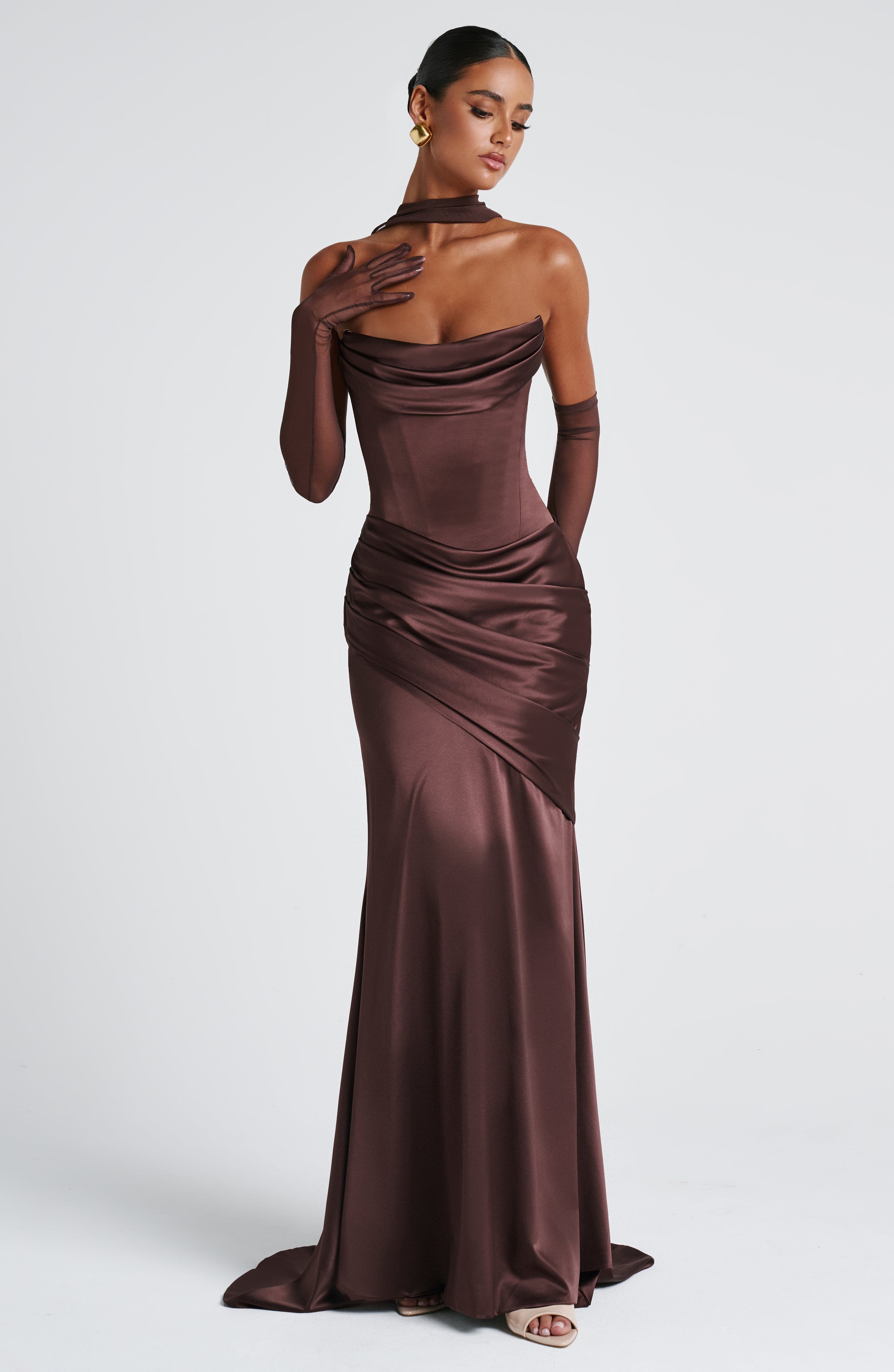 Kensington Maxi Erik Moru Elbise