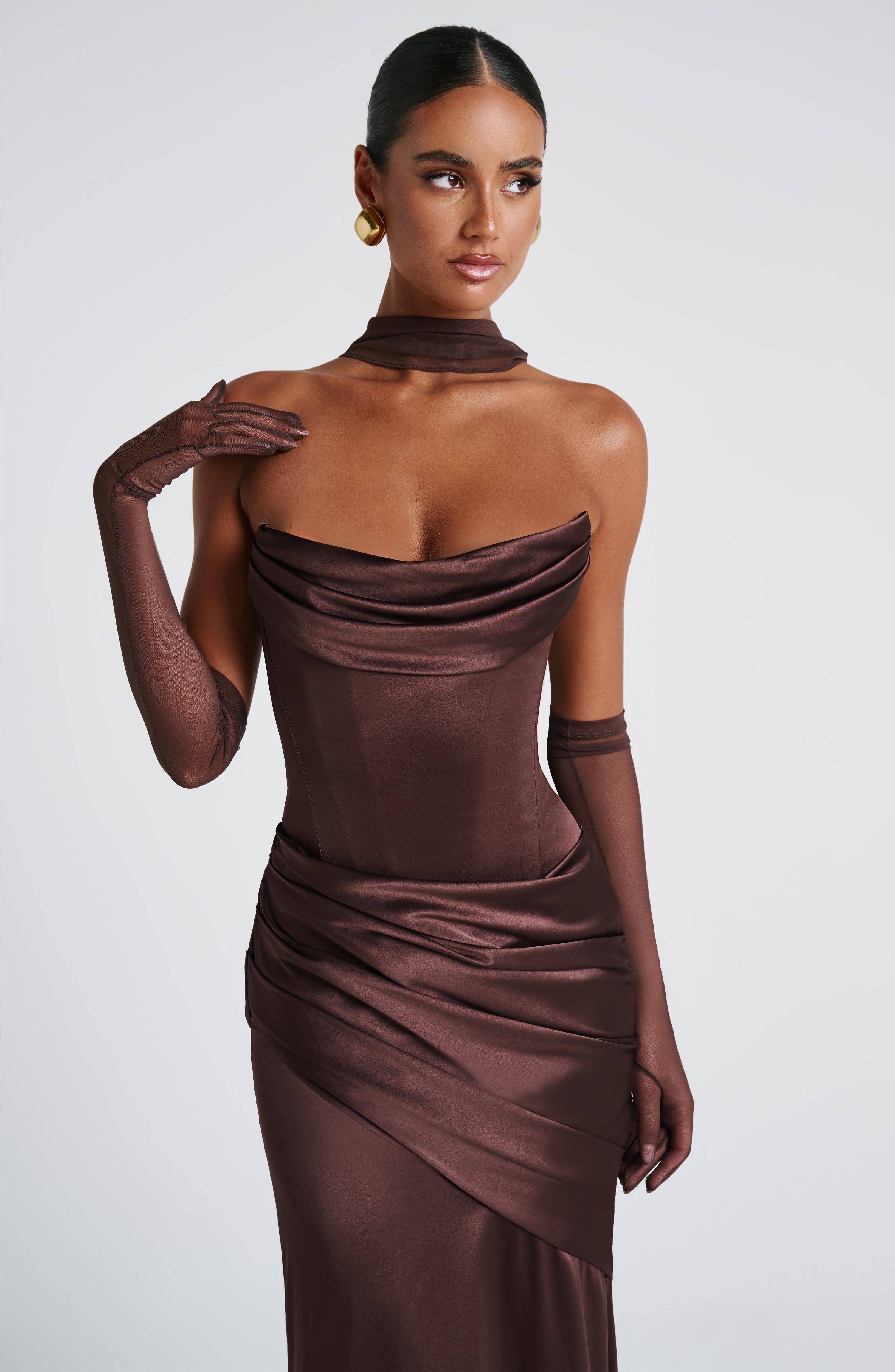 Kensington Maxi Erik Moru Elbise