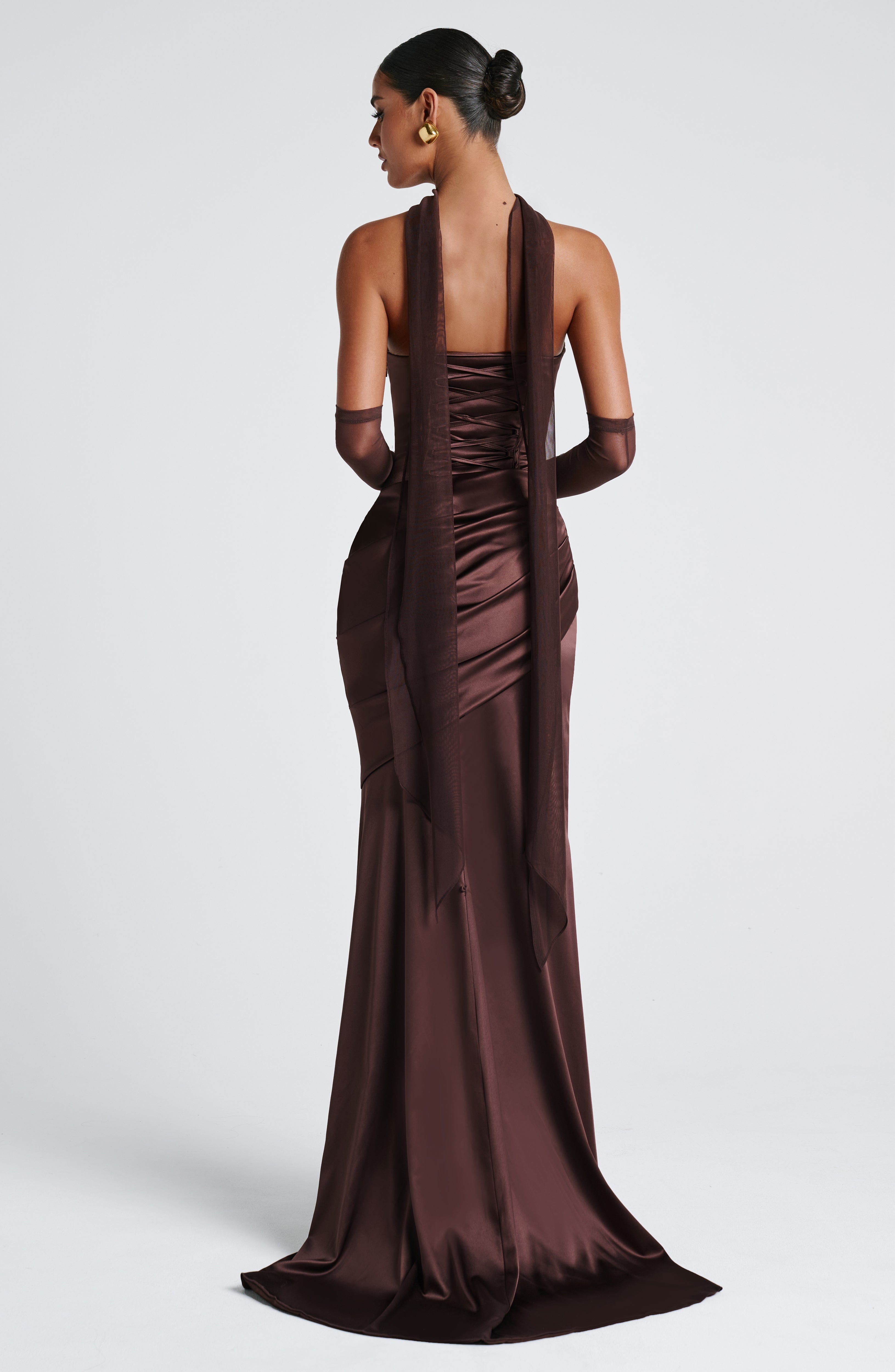Kensington Maxi Erik Moru Elbise