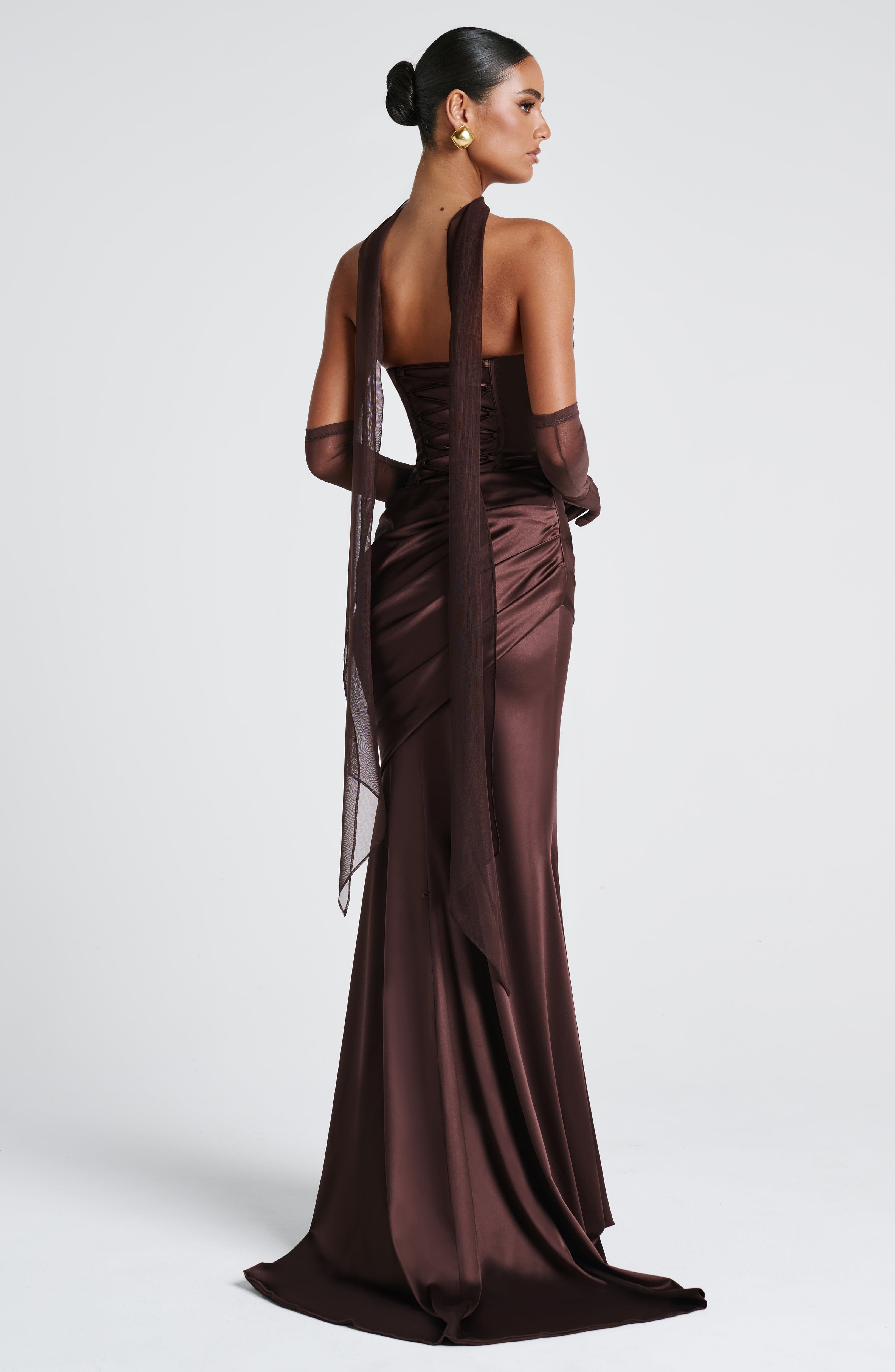 Kensington Maxi Erik Moru Elbise