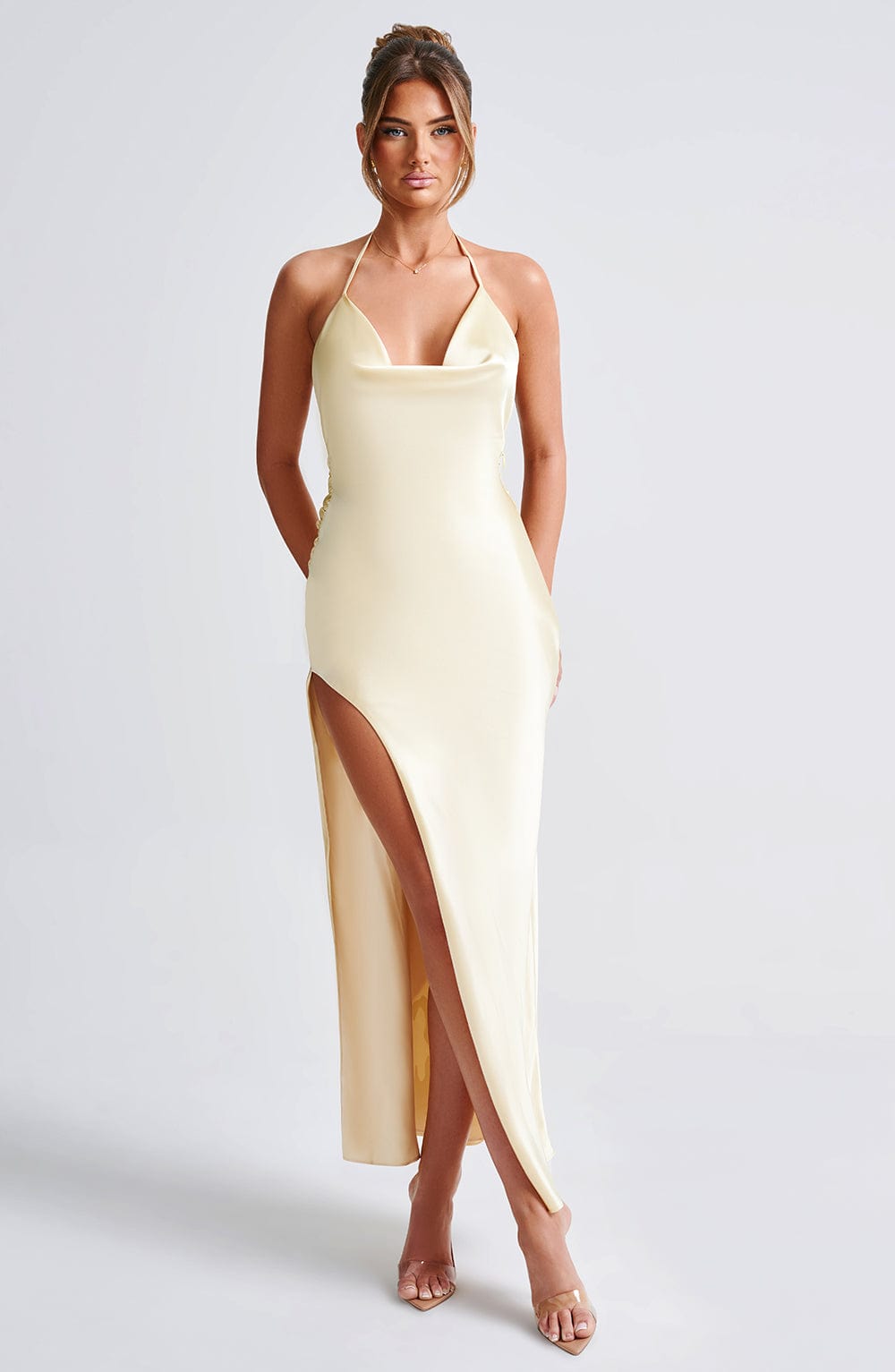 Kiandra Limon Maxi Elbise