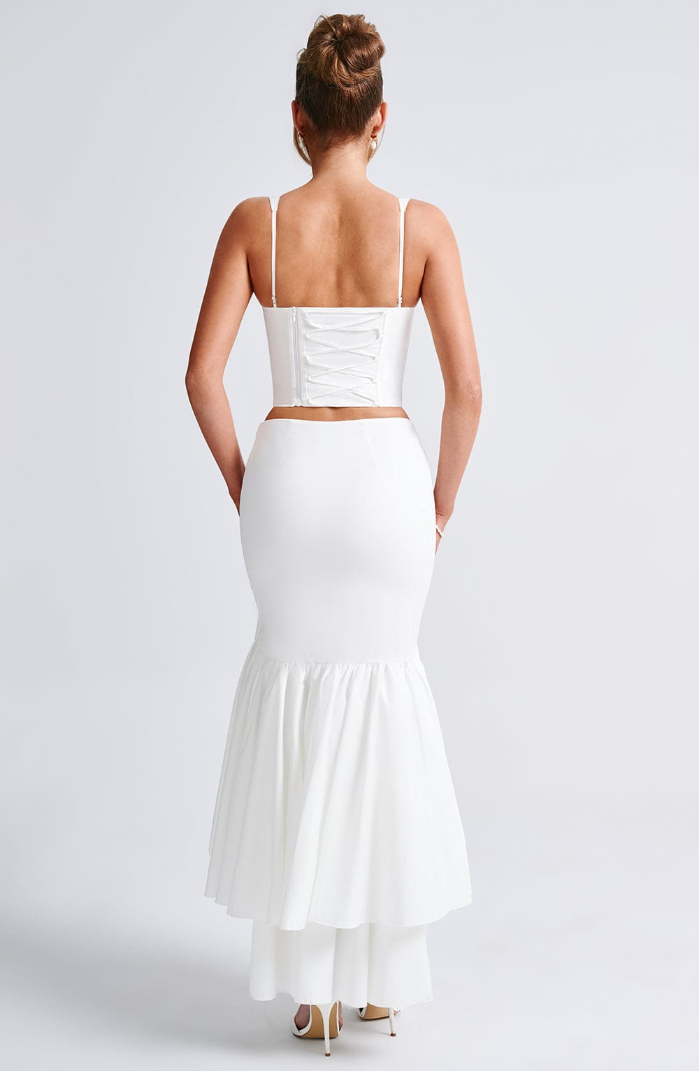 Lavinia Ekru Maxi Etek
