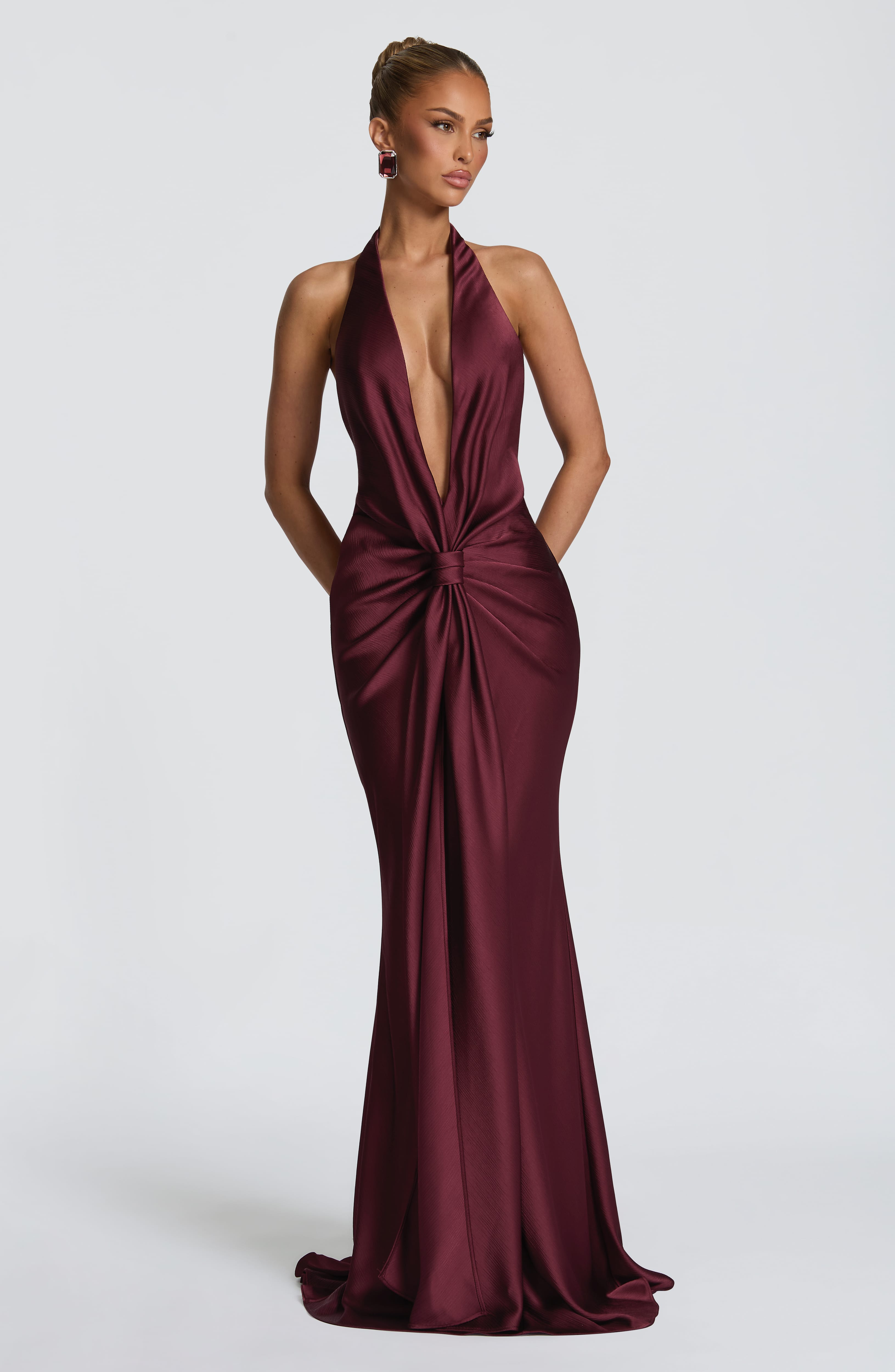 Kiraz Linette Maxi Elbise