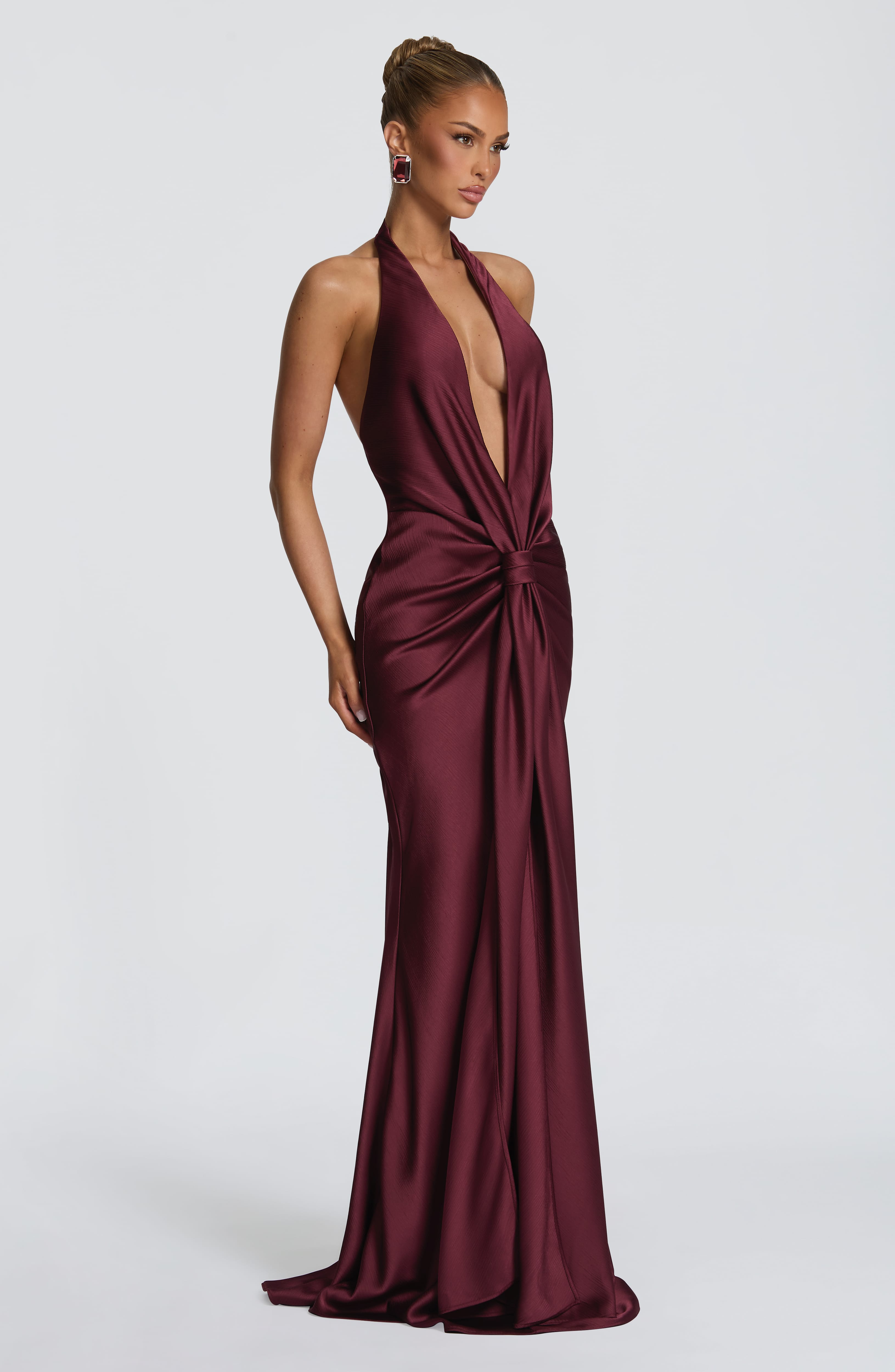 Kiraz Linette Maxi Elbise