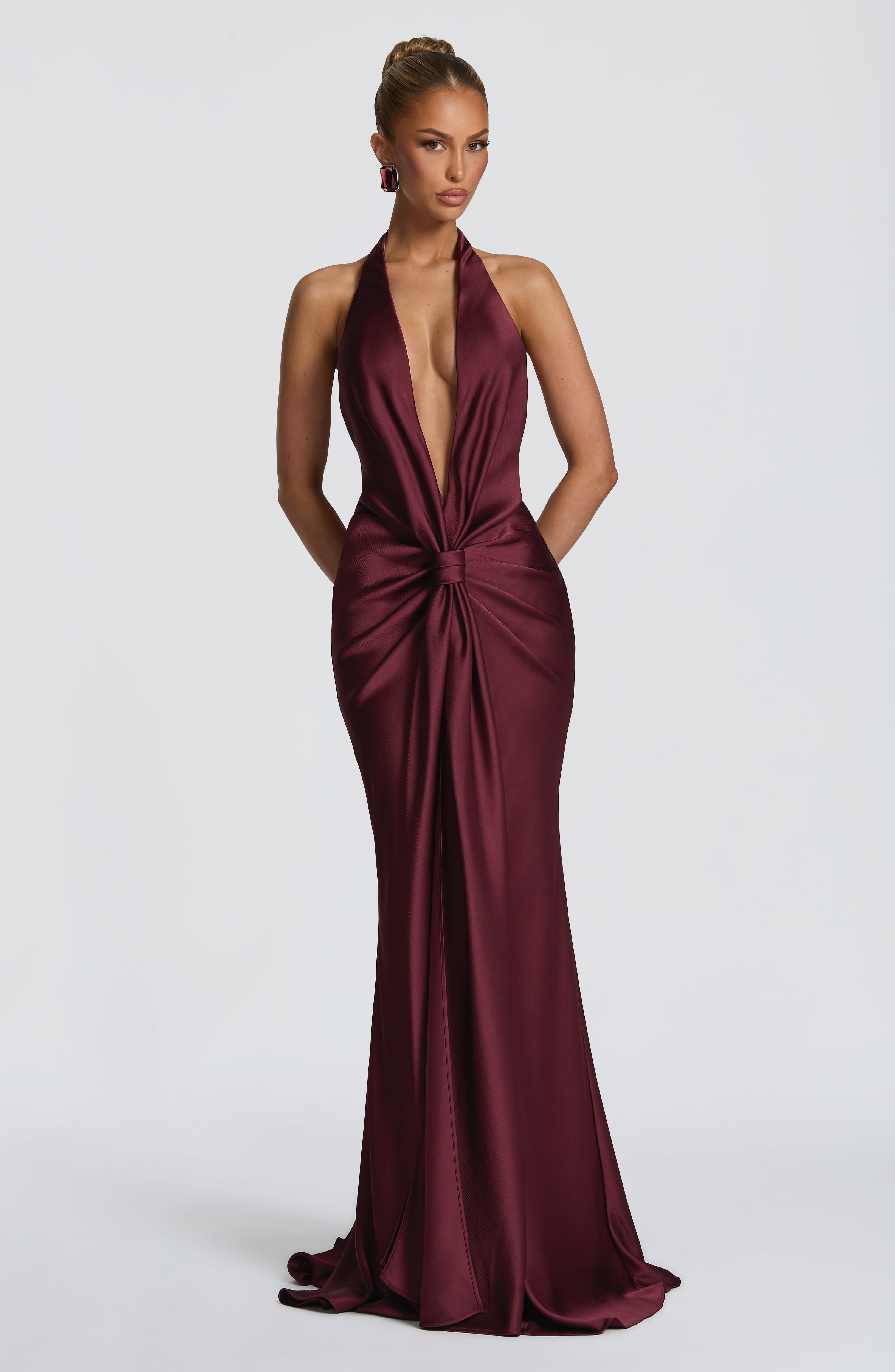 Kiraz Linette Maxi Elbise