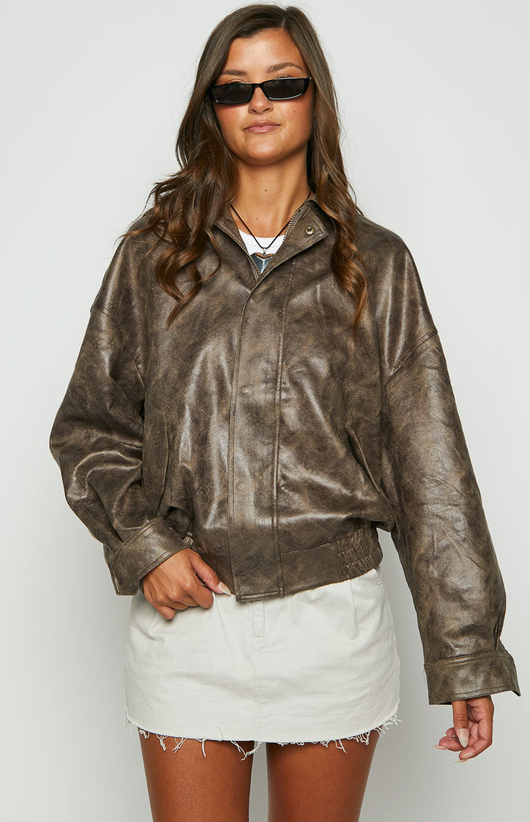 Lioness Kenny Çikolata Bomber Ceket