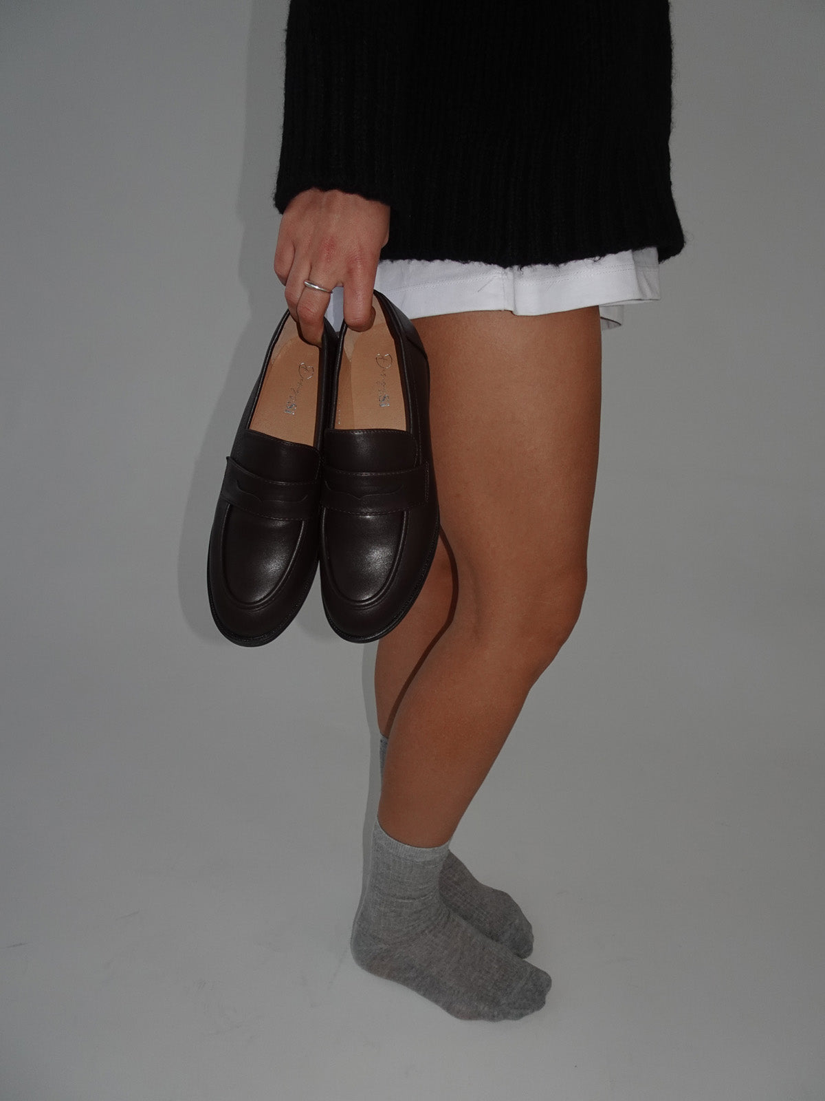 Kahverengi Blova Loafer Ayakkabıları