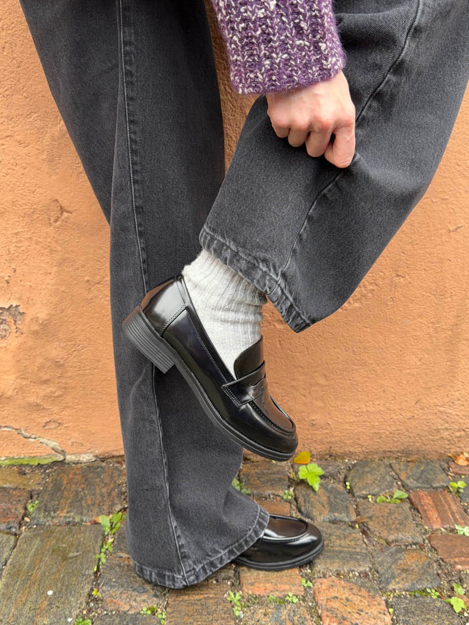 Blova Siyah Loafer Ayakkabılar