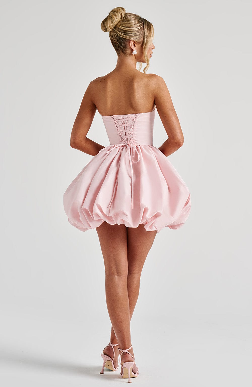 Lotus Mini Pembe Elbise